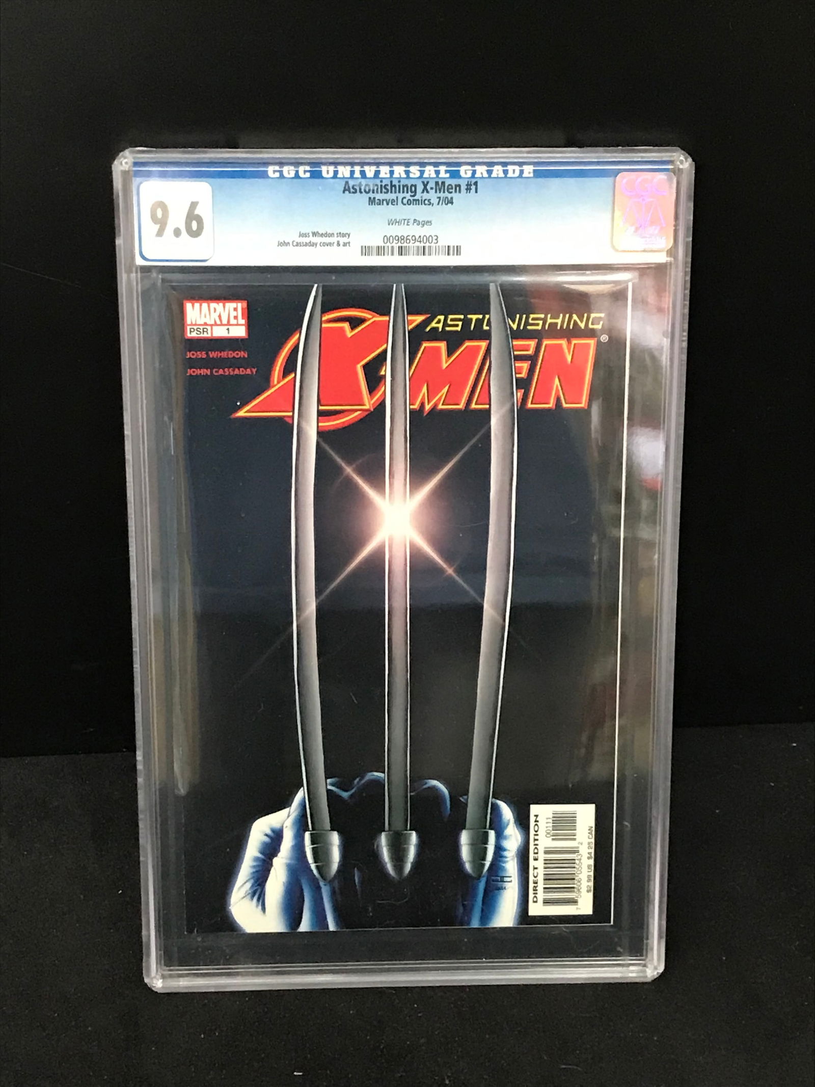 MARVEL COMICS ASTONISHING X-MEN NO.1 (CGC 9.6) (1 of 1)