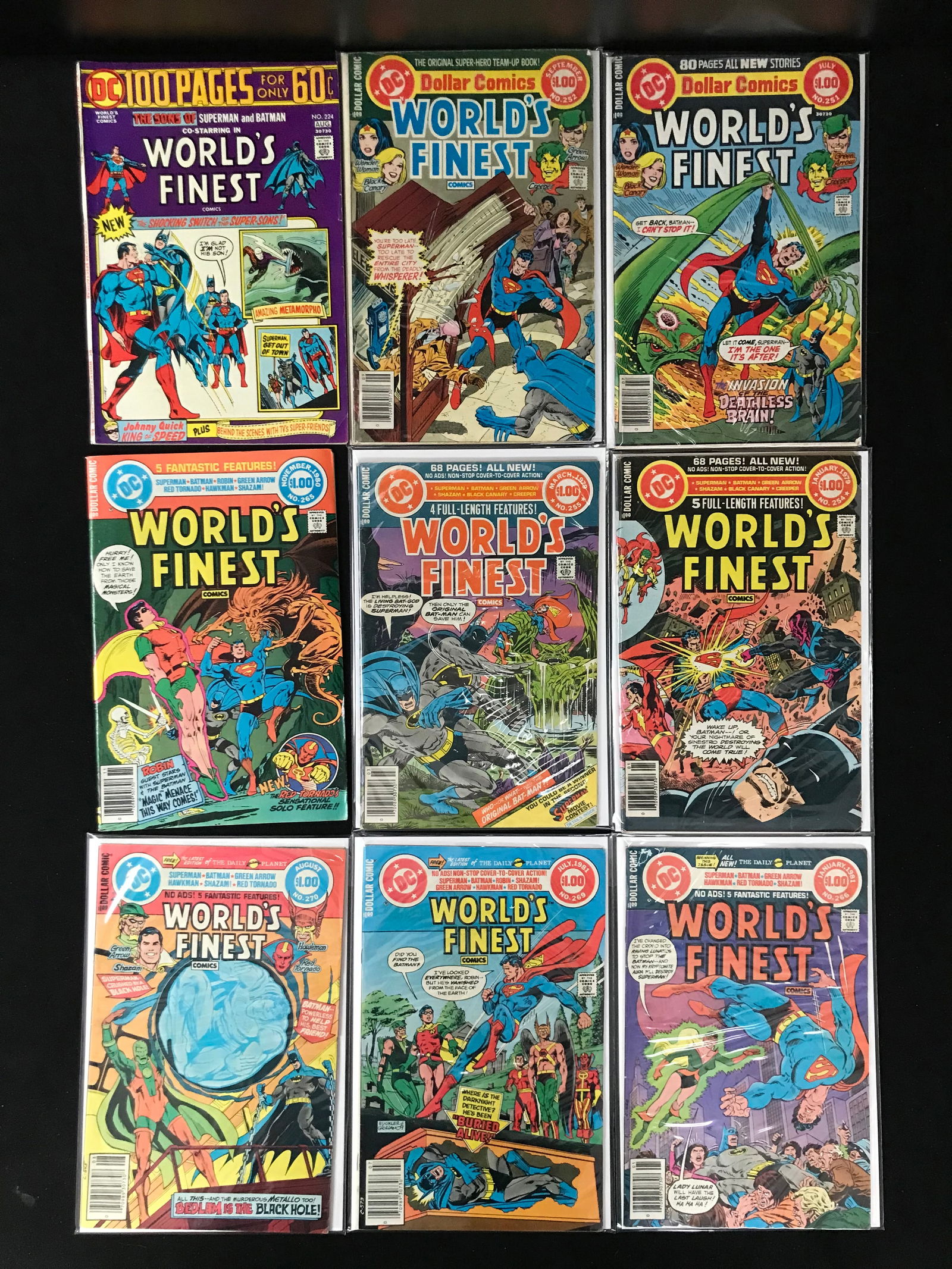 LOT OF 9 WORLD'S FINEST COMICS (DC COMICS) (1 of 1)