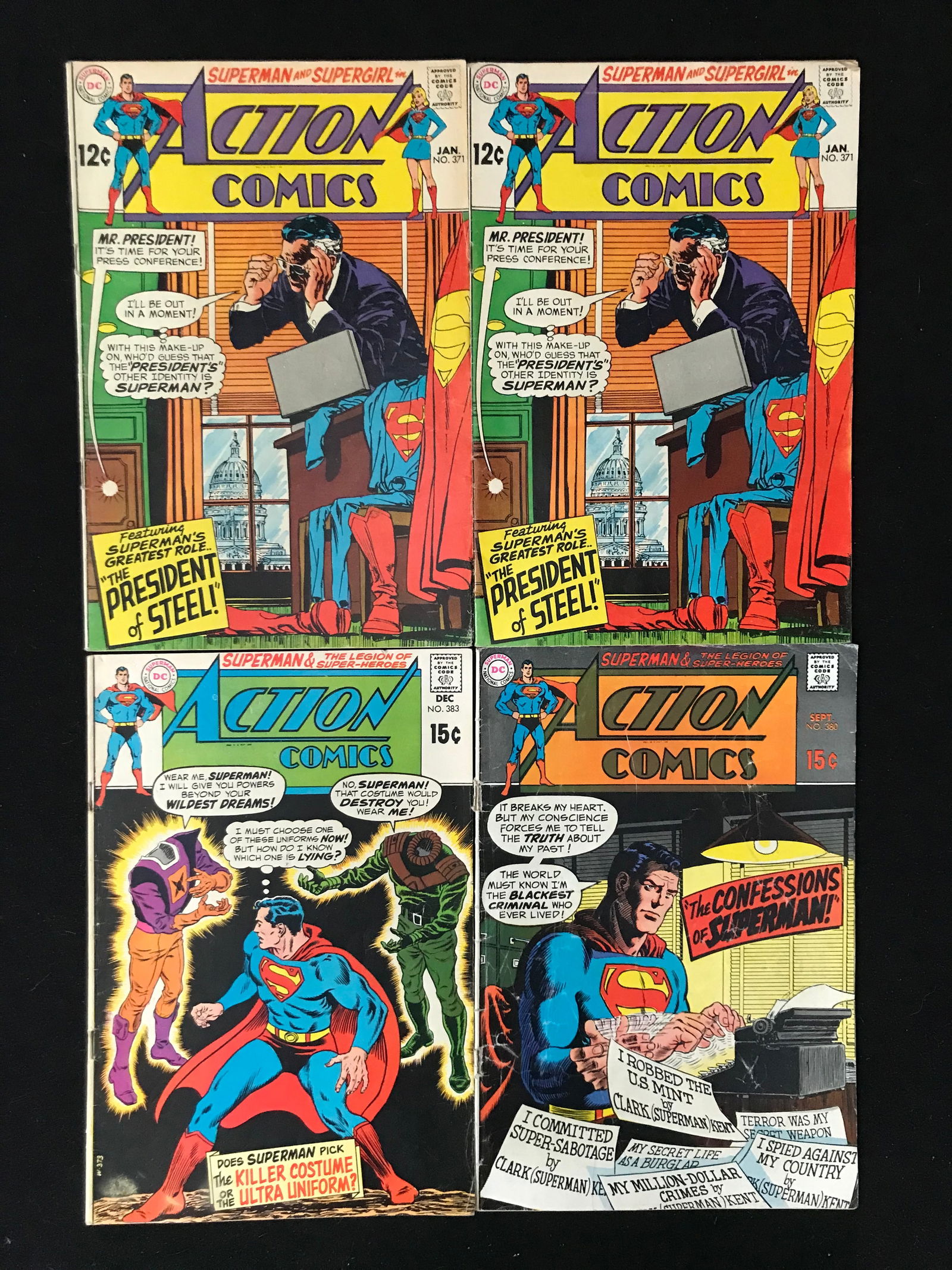 LOT OF 4 ACTION COMICS (DC COMICS) (1 of 1)