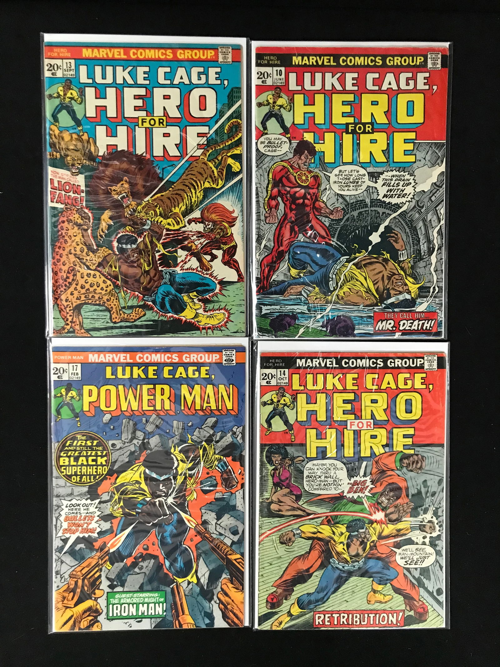 LOT OF 4 LUKE CAGE COMICS (MARVEL COMICS) (1 of 1)