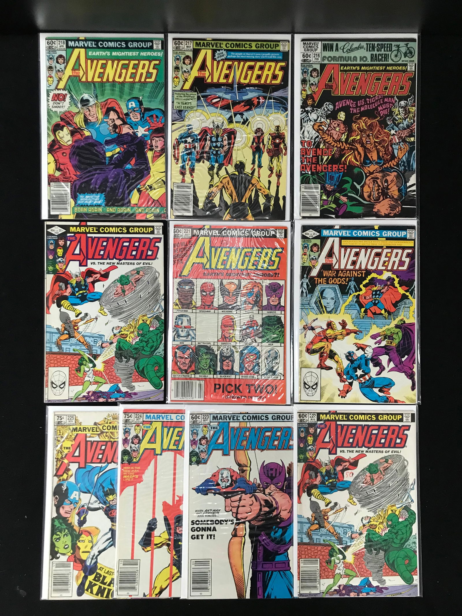 LOT OF 10 THE AVENGERS COMICS (MARVEL COMICS) (1 of 1)