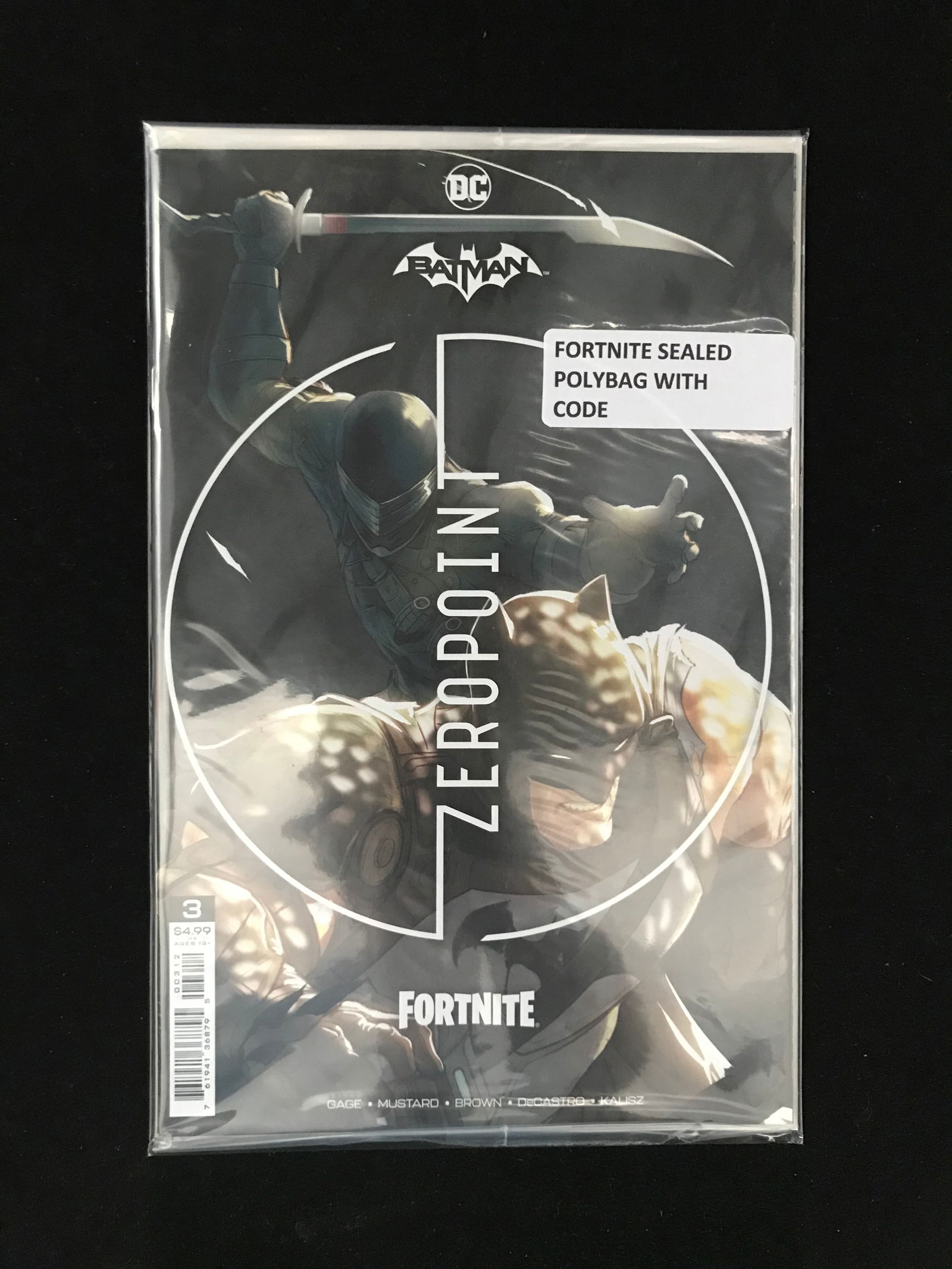 DC COMICS NO.3 BATMAN/FORTNITE ZEROPOINT (SEALED POLYBAG WITH CODE) (1 of 1)