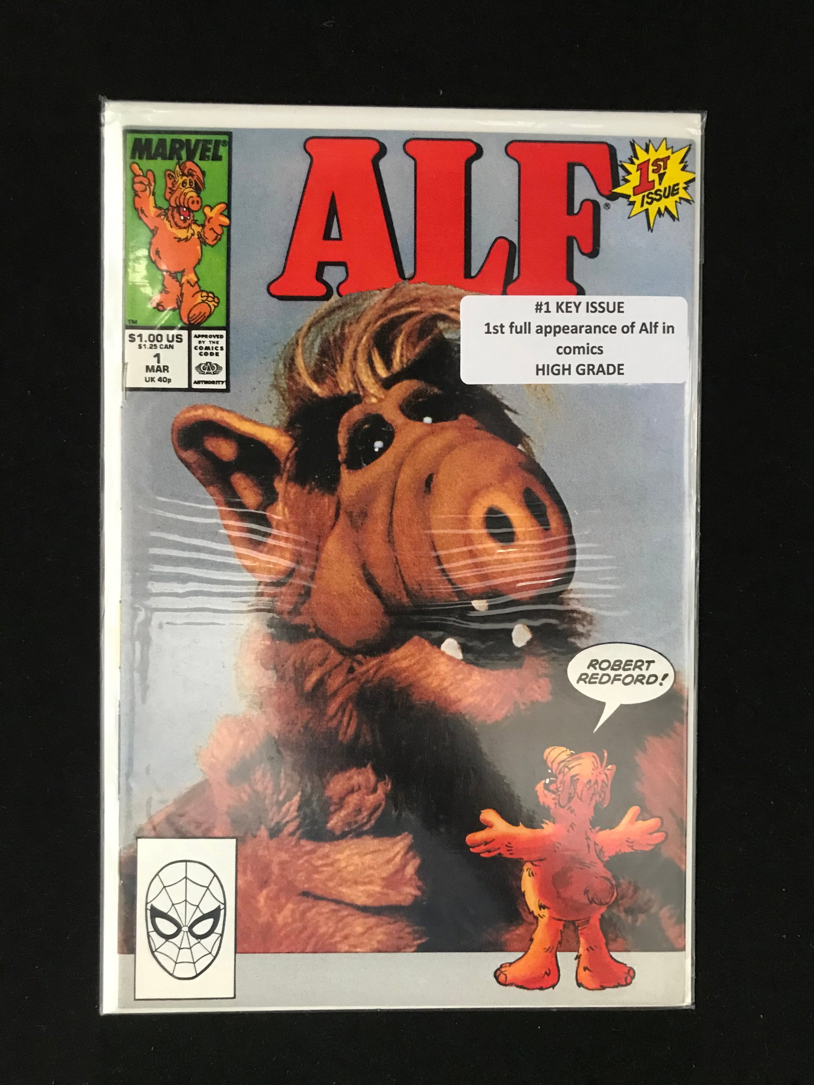 MARVEL COMICS NO.1 ALF: Prices are in Canadian dollars