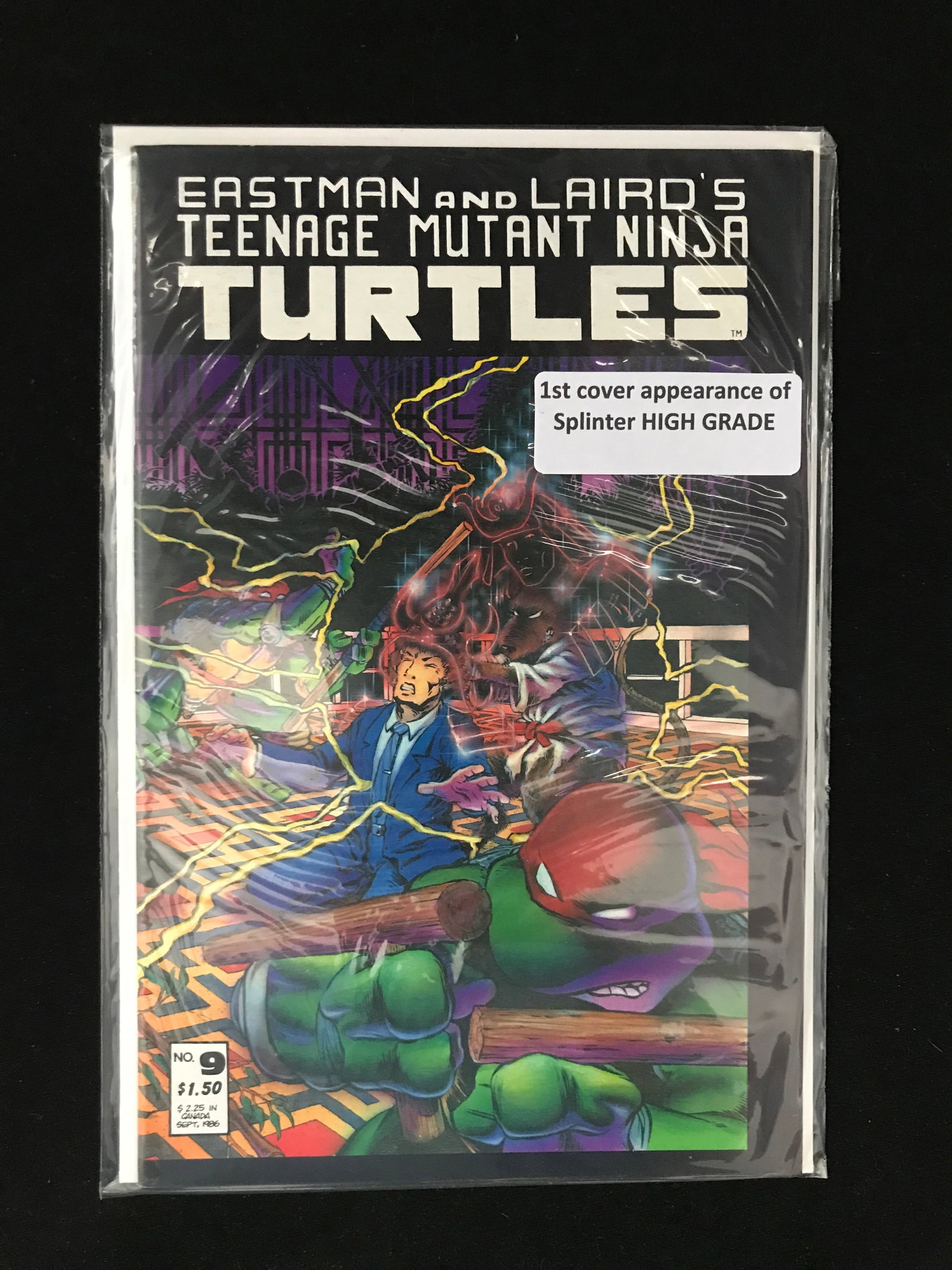 EASTMAN AND LAIRD'S TEENAGE MUTANT NINJA TURTLES NO.9: Prices are in Canadian dollars