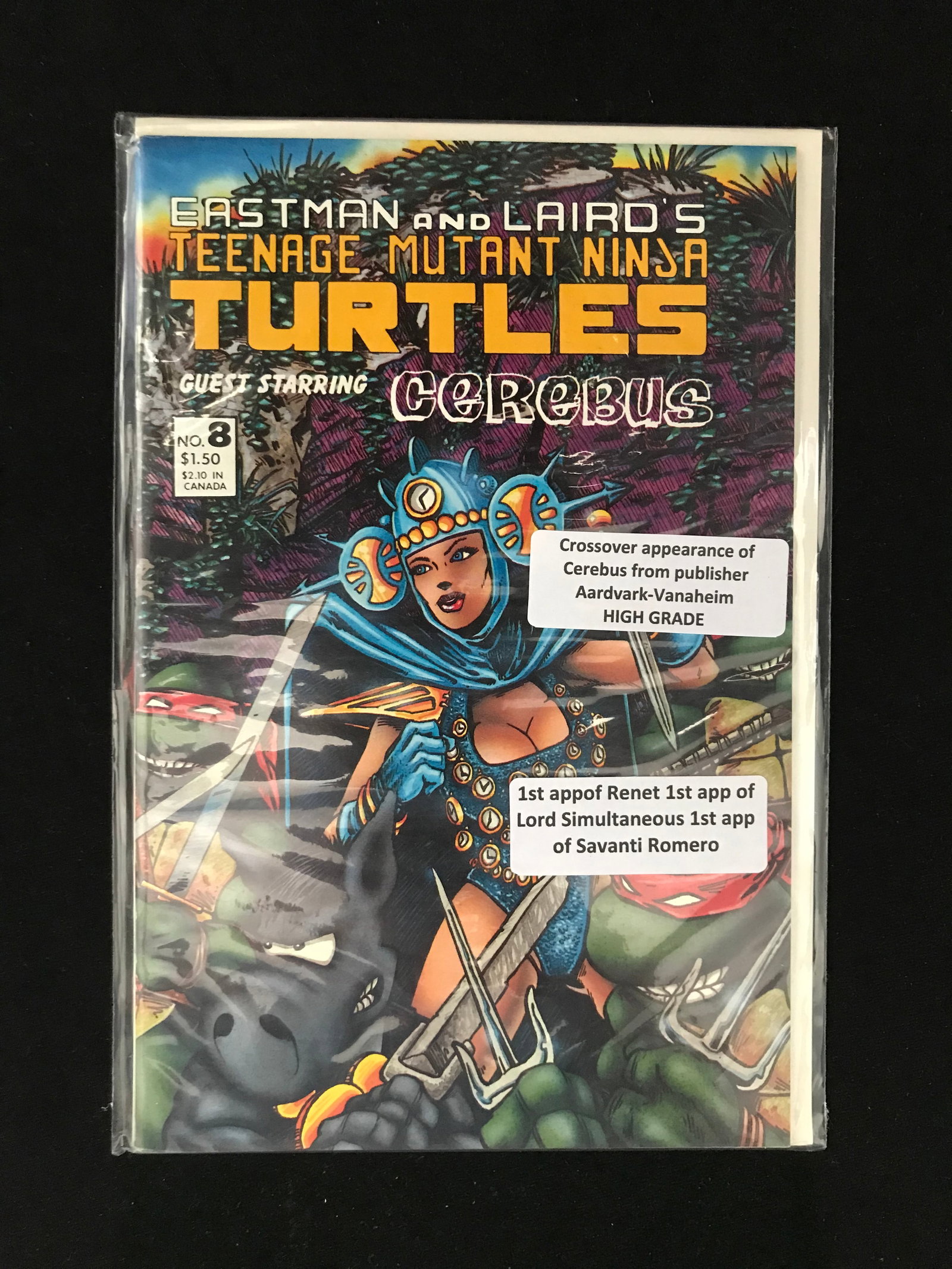 EASTMAN AND LAIRD'S TEENAGE MUTANT NINJA TURTLES FEAT CEREBUS NO.8: Prices are in Canadian dollars