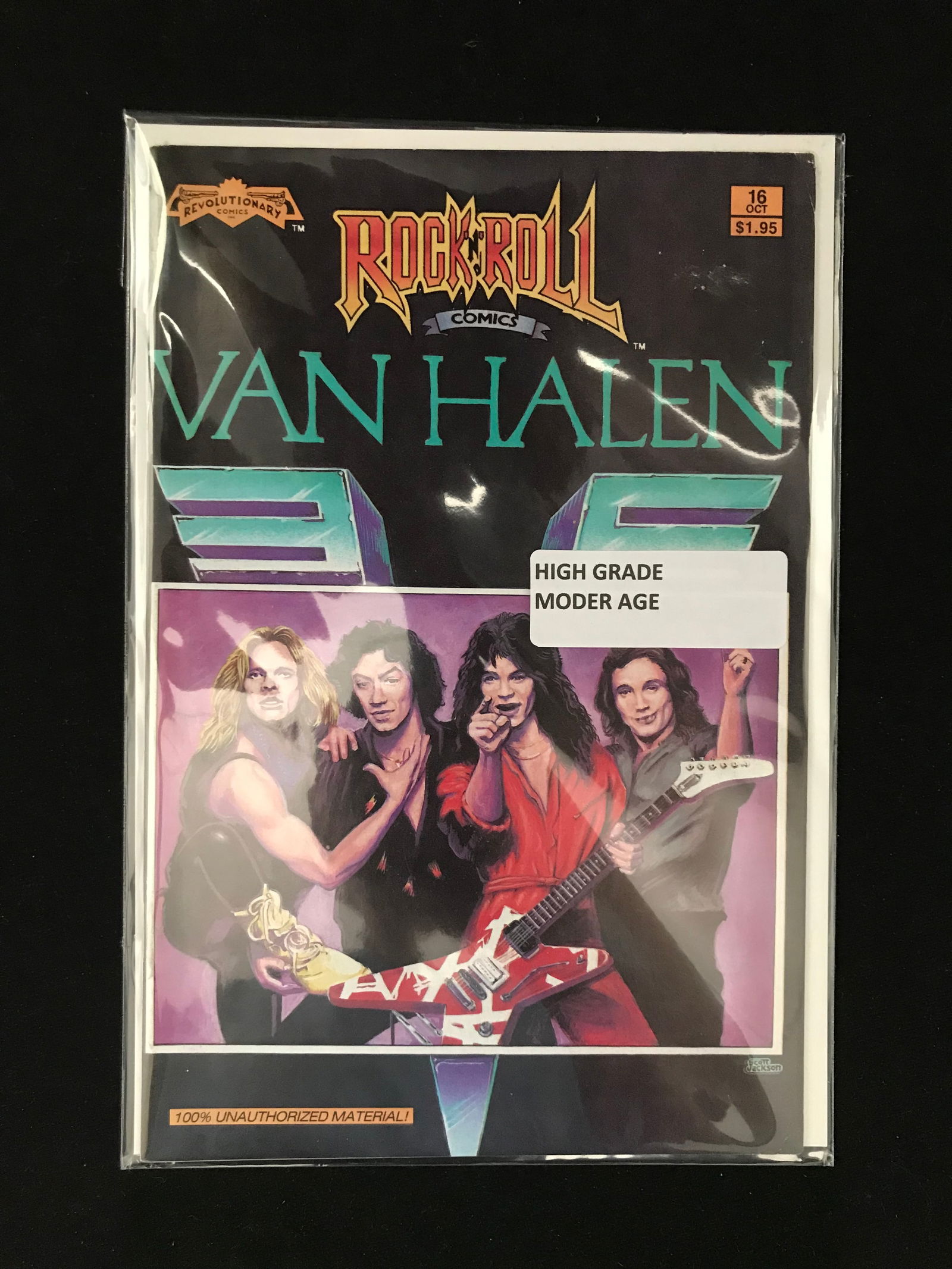 REVOLUTIONARY COMICS NO.16 ROCK N ROLL COMICS VAN HALEN (1 of 1)