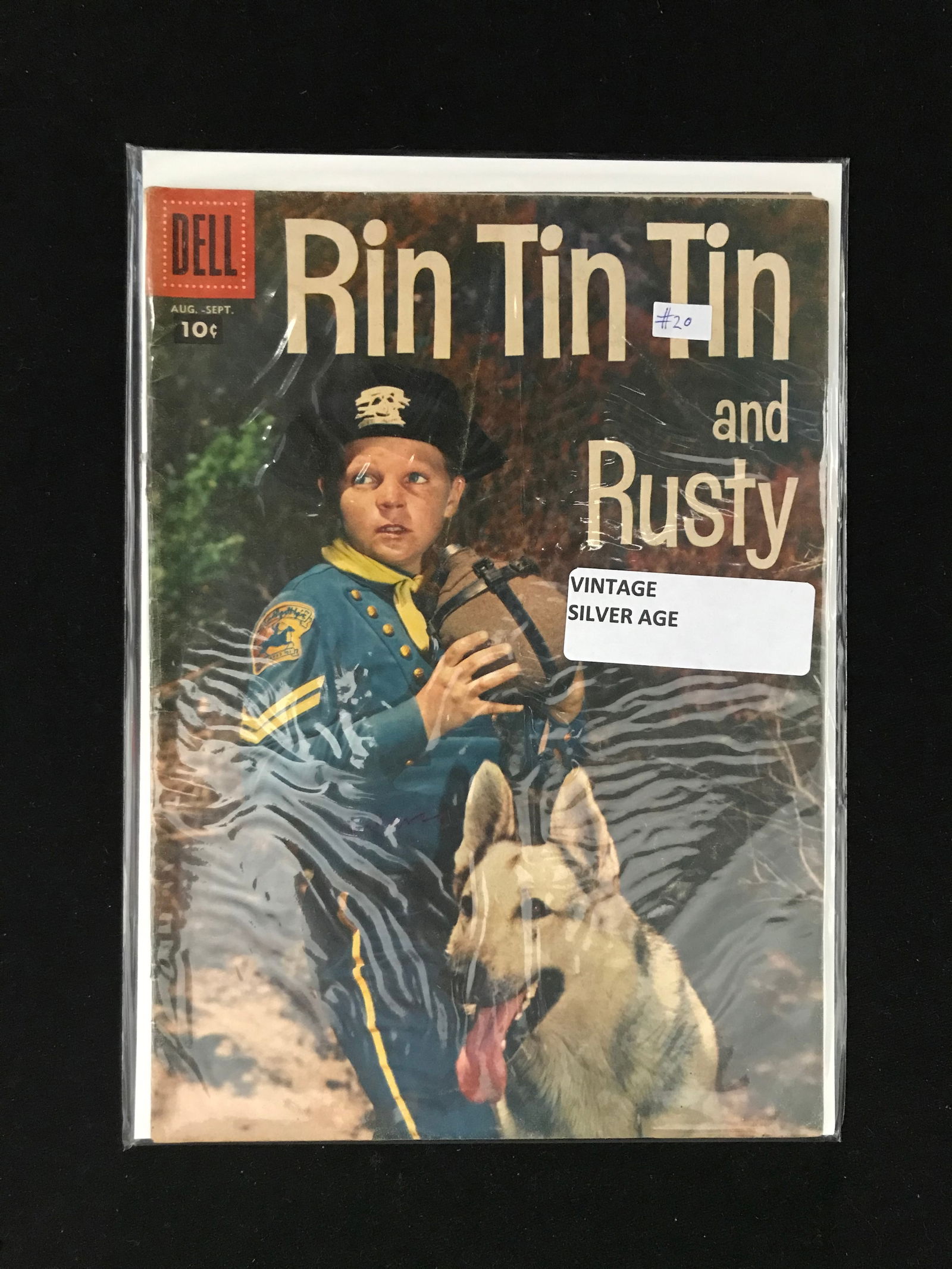 DELL COMICS NO.20 RIN TIN TIN AND RUSTY (1 of 1)