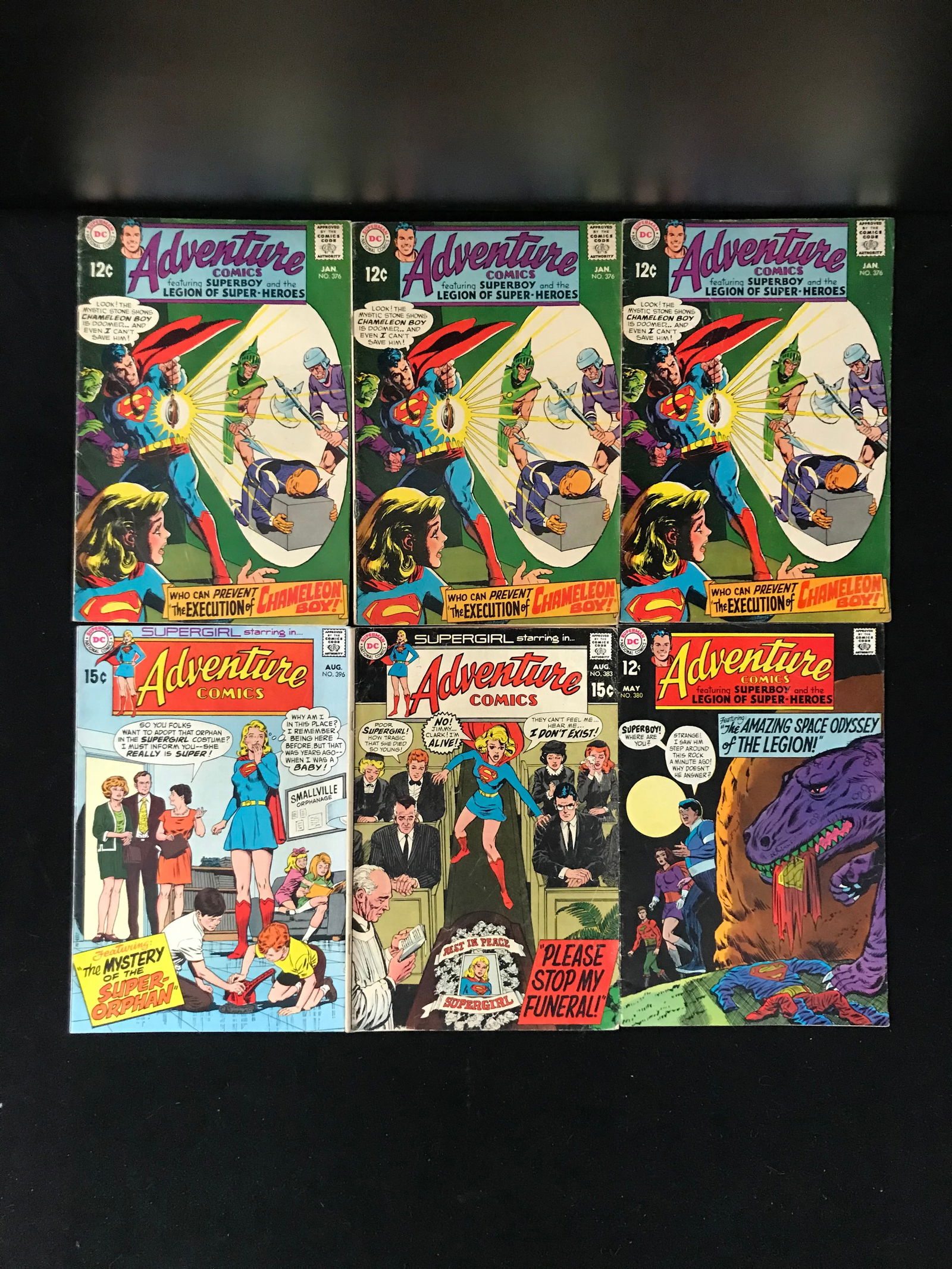 LOT OF 6 ADVENTURE COMICS (DC COMICS) (1 of 1)