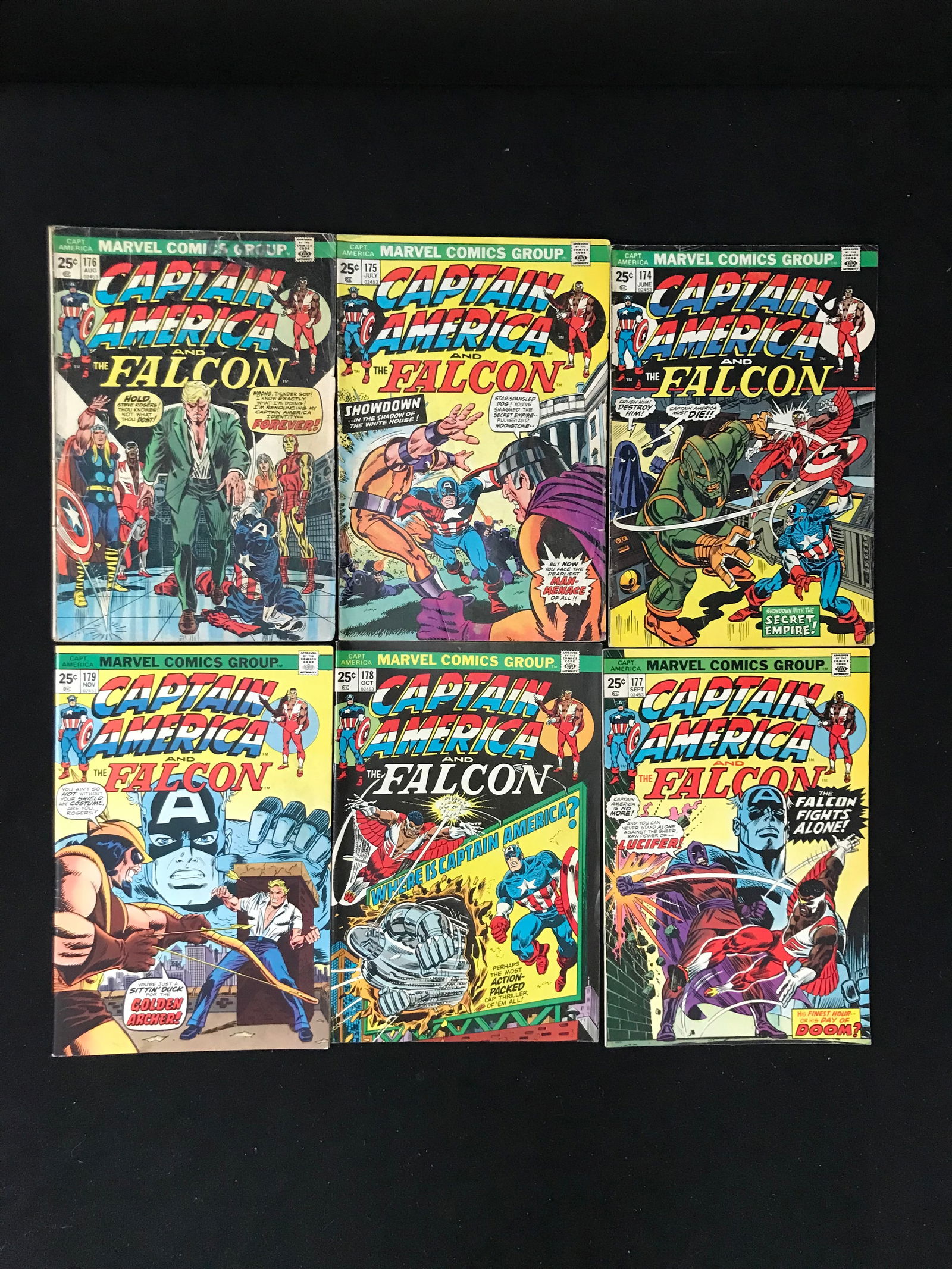 LOT OF 6 CAPTAIN AMERICA COMICS (MARVEL COMICS) (1 of 1)