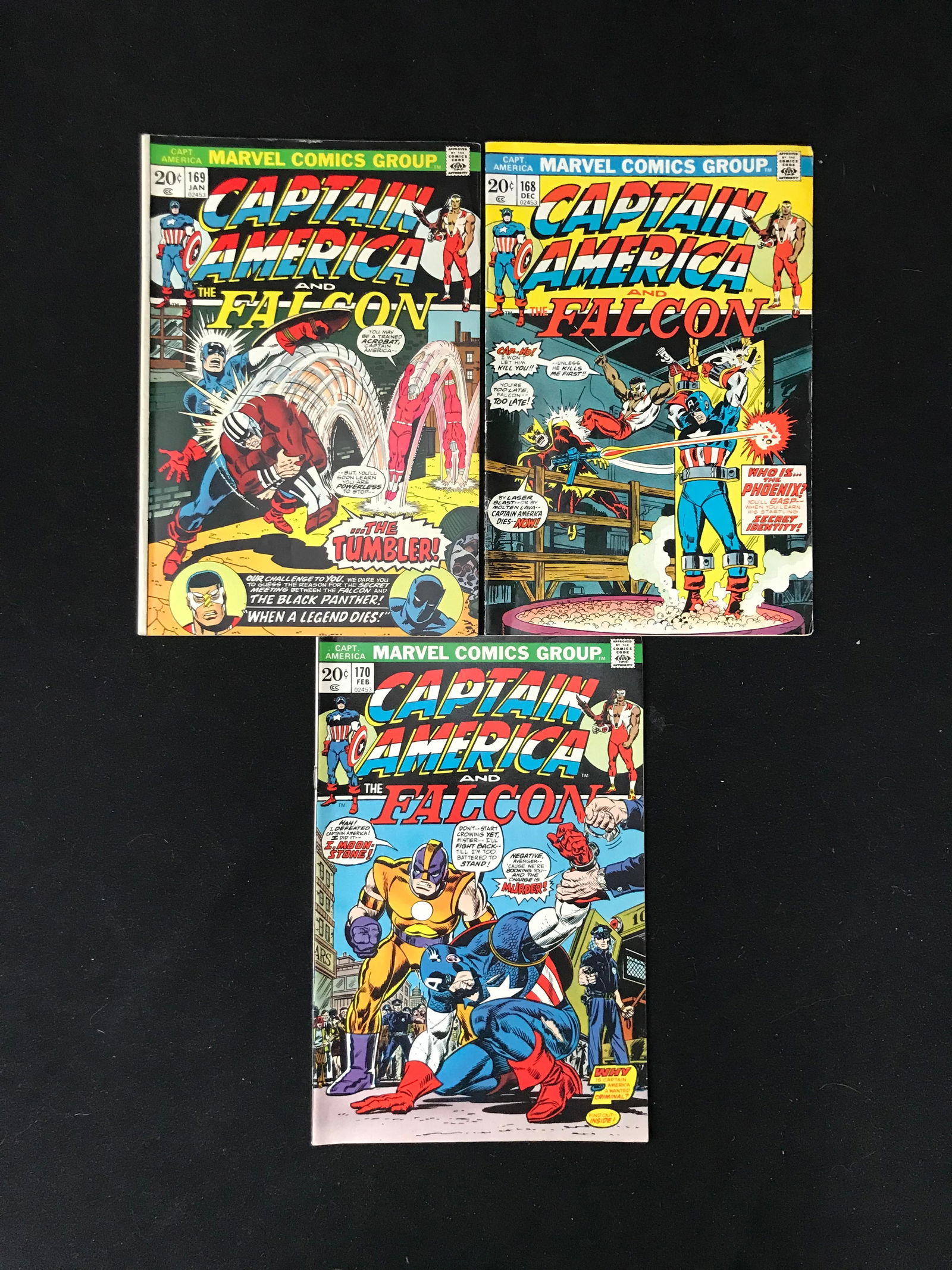 LOT OF 3 CAPTAIN AMERICA COMICS (MARVEL COMICS) (1 of 1)