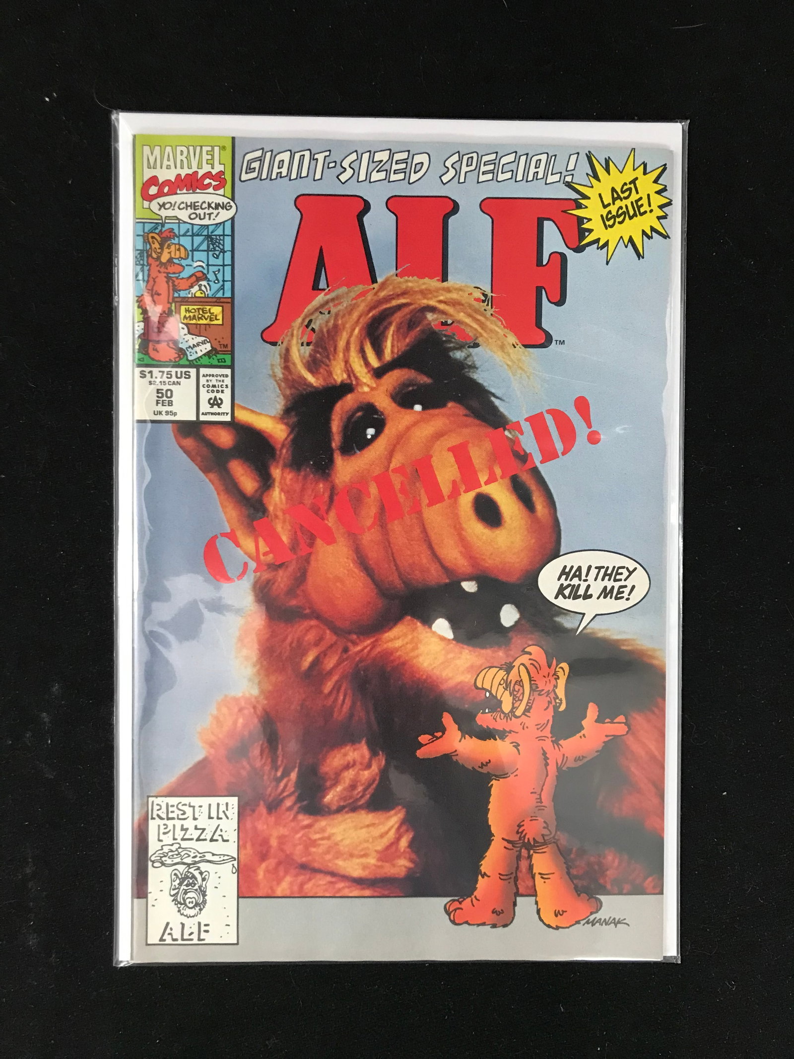 MARVEL COMICS NO.50 ALF (GIANT-SIZED SPECIAL): Prices are in Canadian Dollars