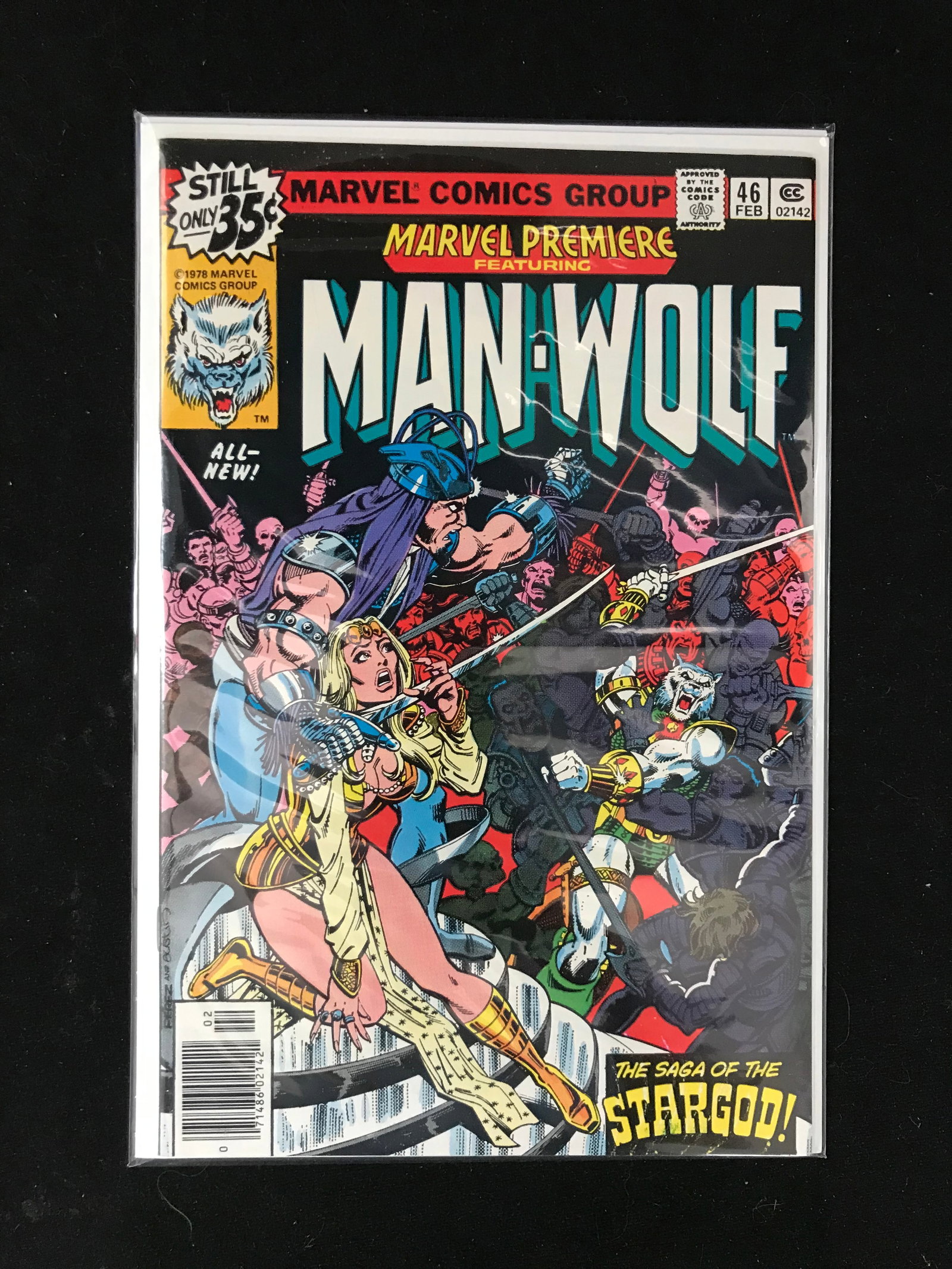 MARVEL COMICS NO.46 MAN-WOLF: Prices are in Canadian Dollars