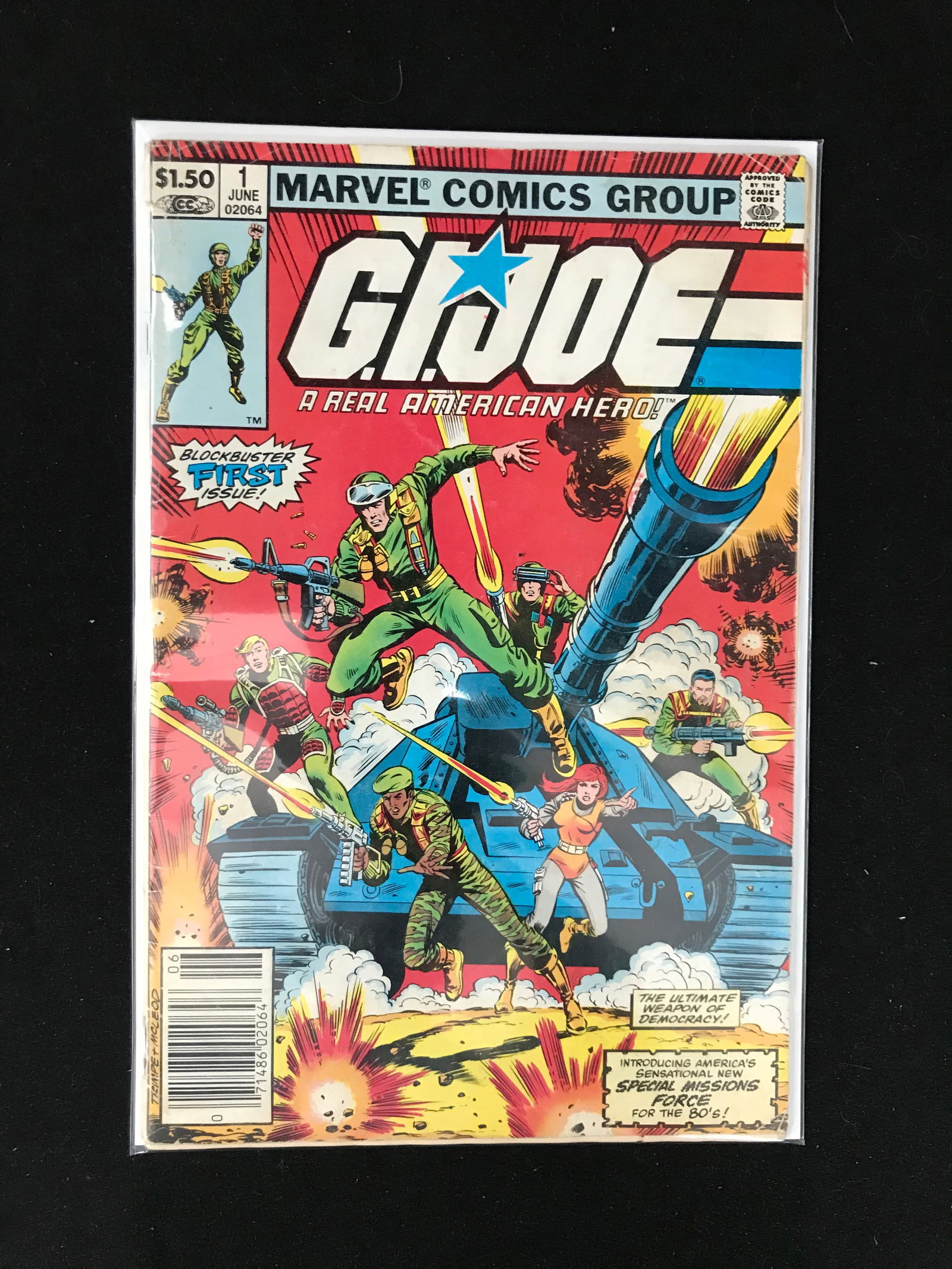 MARVEL COMICS NO.1 G.I. JOE (1 of 1)