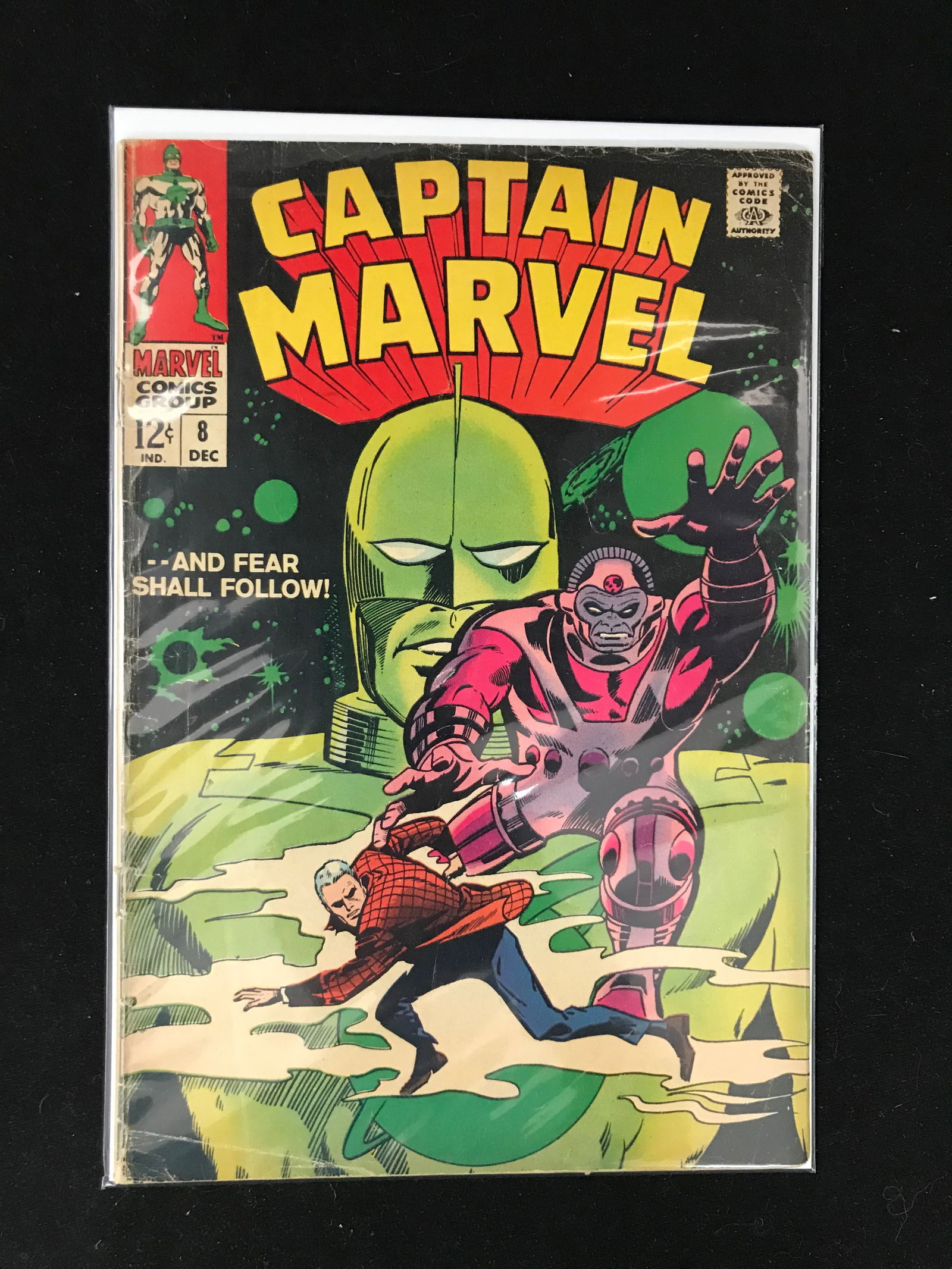 MARVEL COMICS NO.8 CAPTAIN MARVEL (1 of 1)