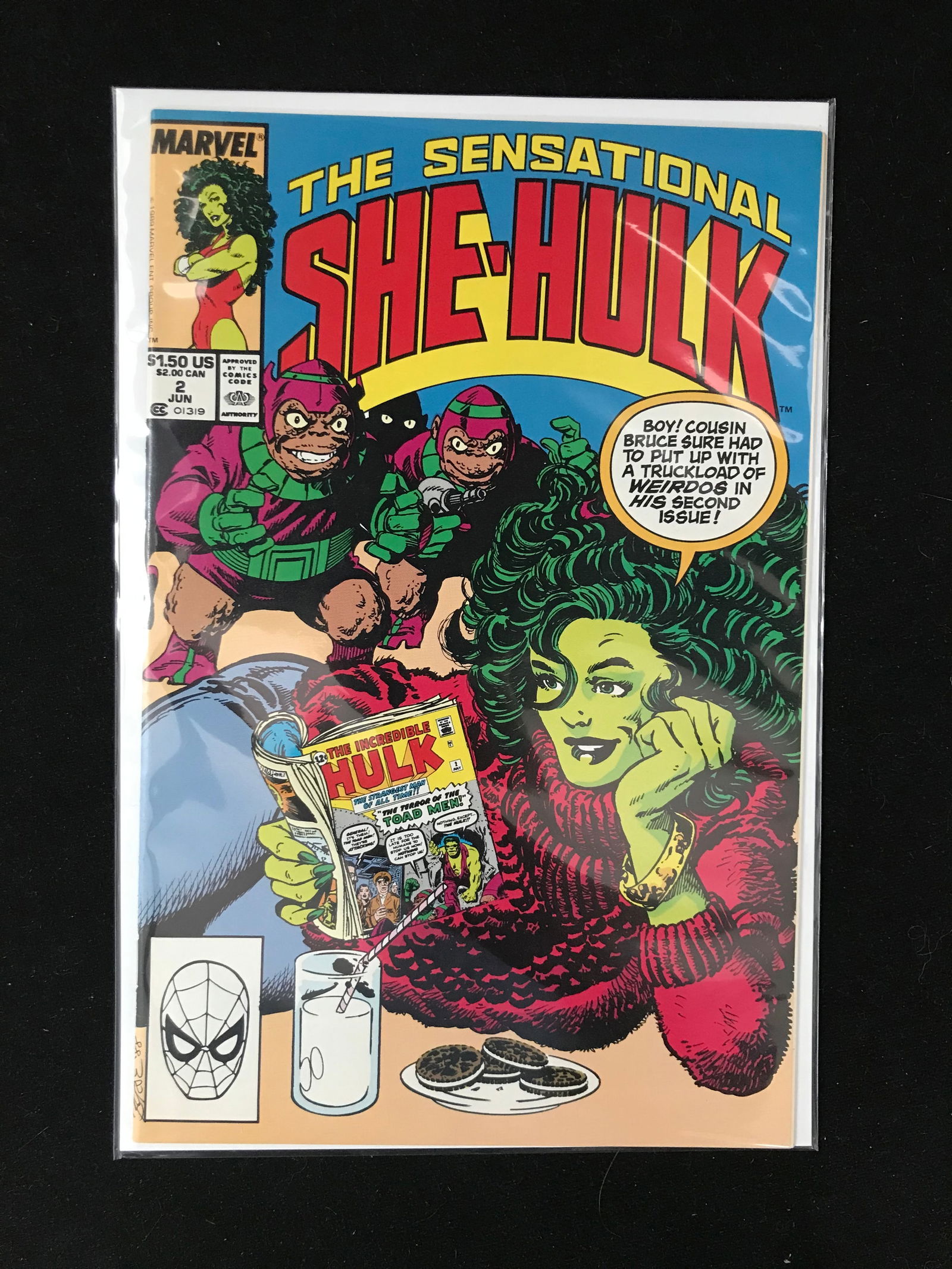 MARVEL COMICS NO.2 THE SENSATIONAL SHE-HULK (1 of 1)