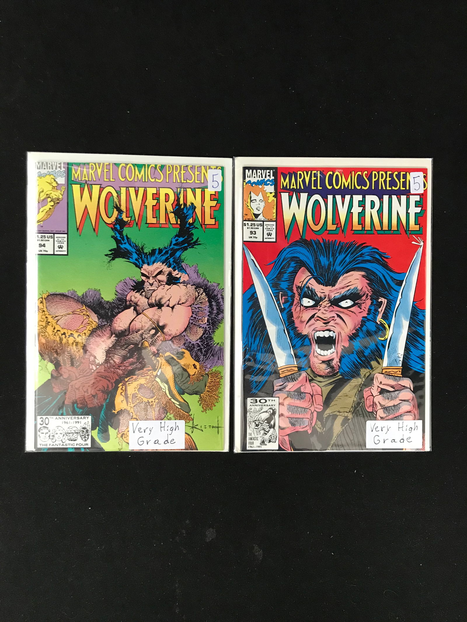 LOT OF 2 WOLVERINE COMICS (MARVEL COMICS) (1 of 1)