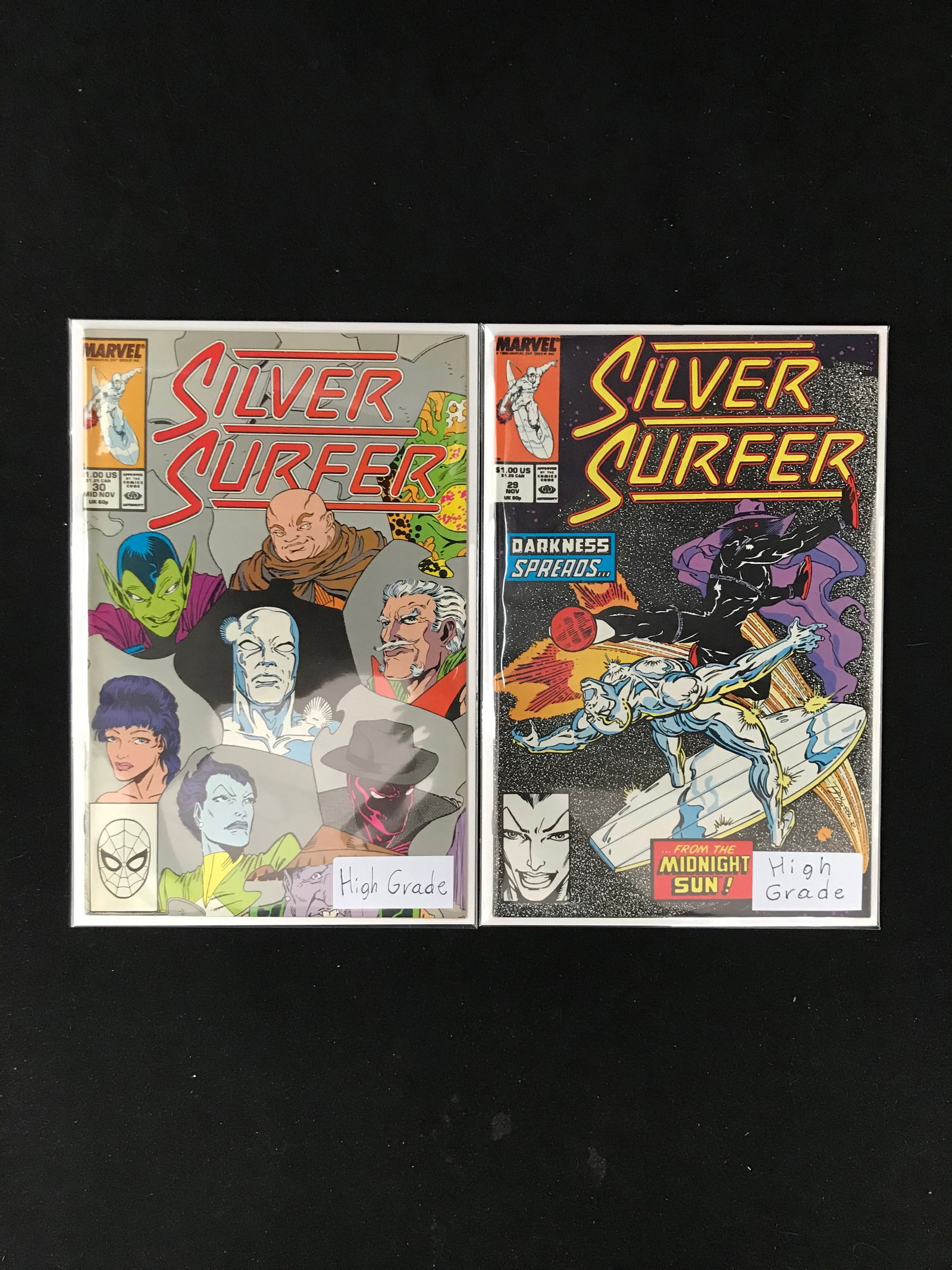 LOT OF 2 SILVER SURFER COMICS (MARVEL COMICS) (1 of 1)