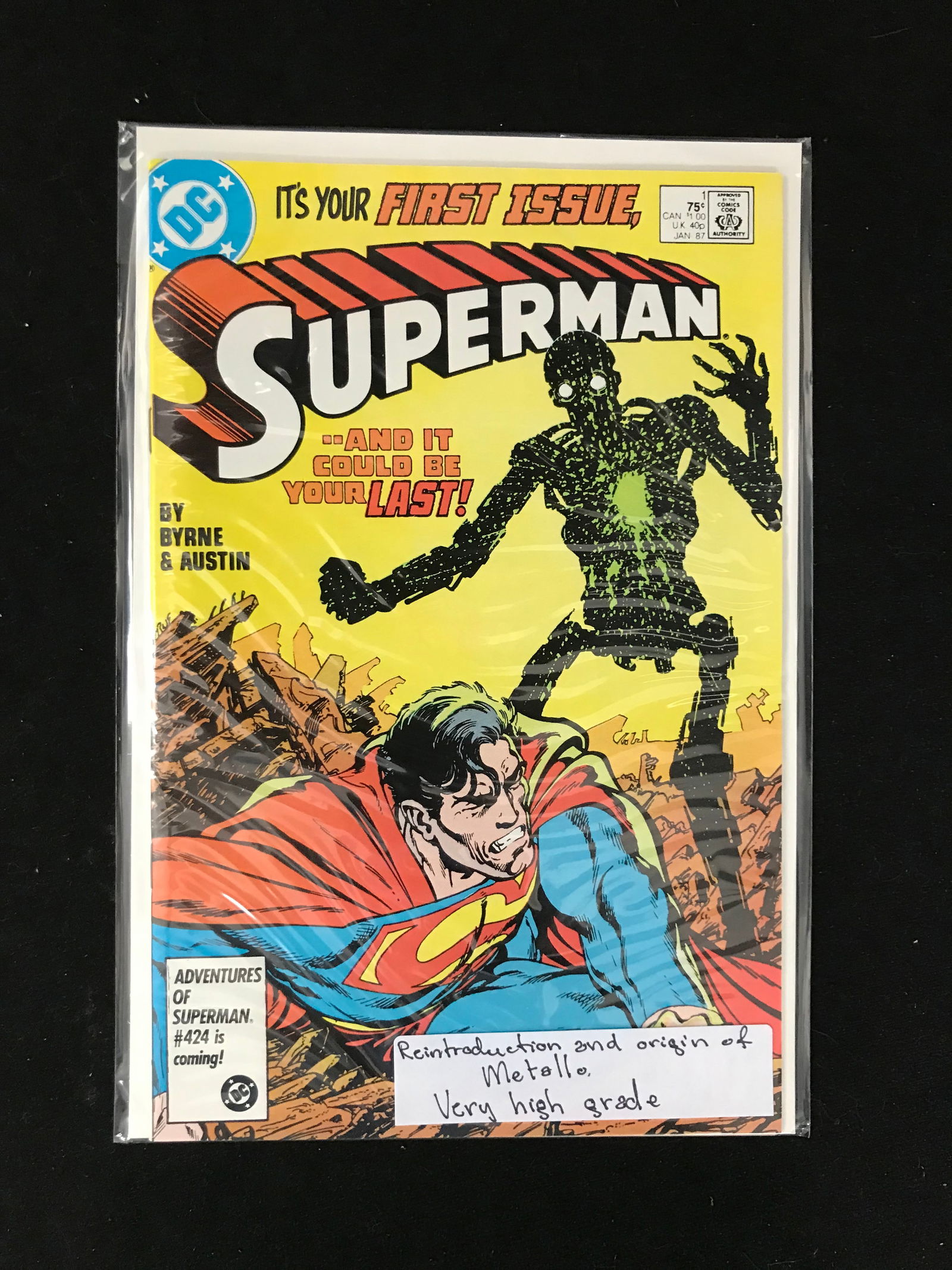 DC COMICS NO.1 SUPERMAN (1 of 1)