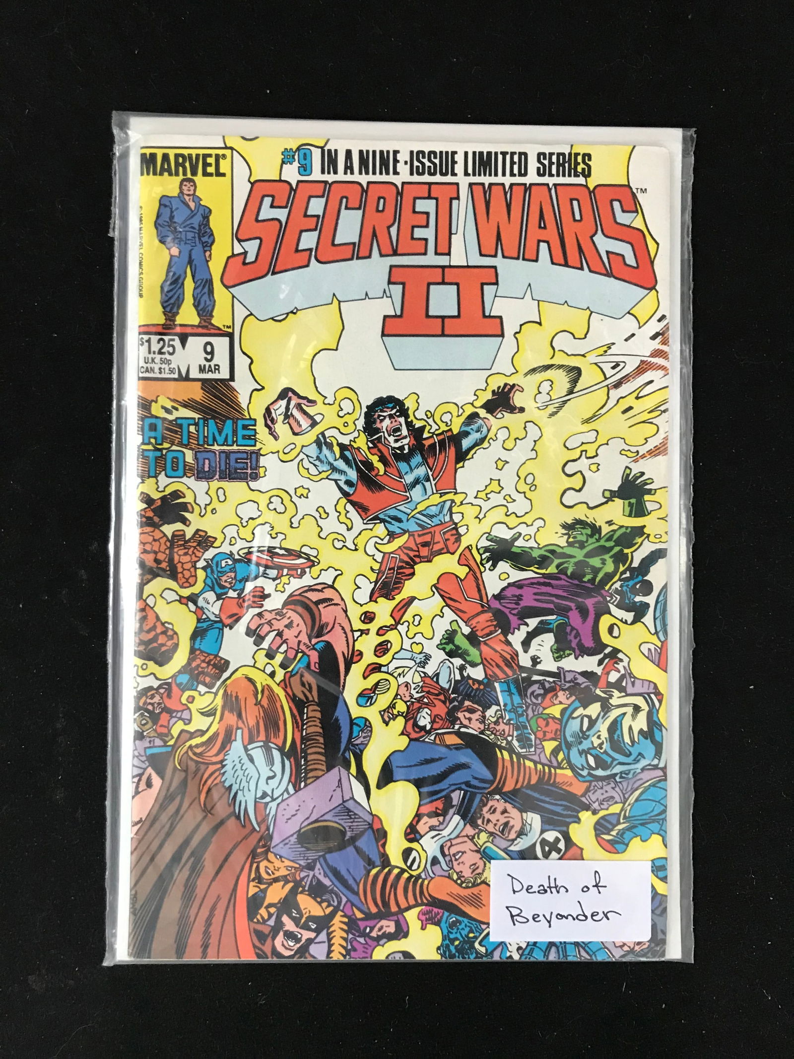 MARVEL COMICS NO.9 SECRET WARS II (1 of 1)