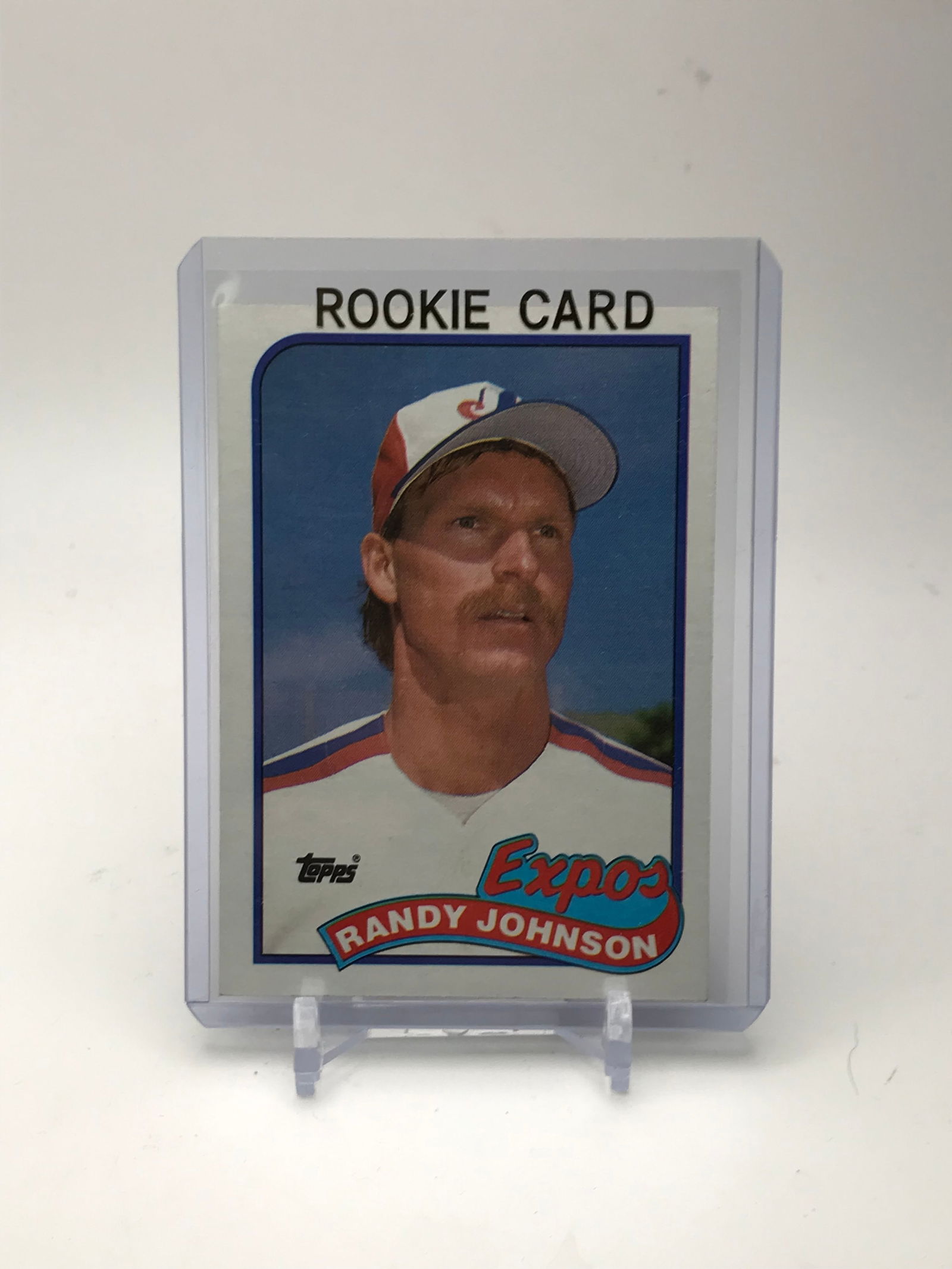 1989 TOPPS RANDY JOHNSON ROOKIE CARD (1 of 2)