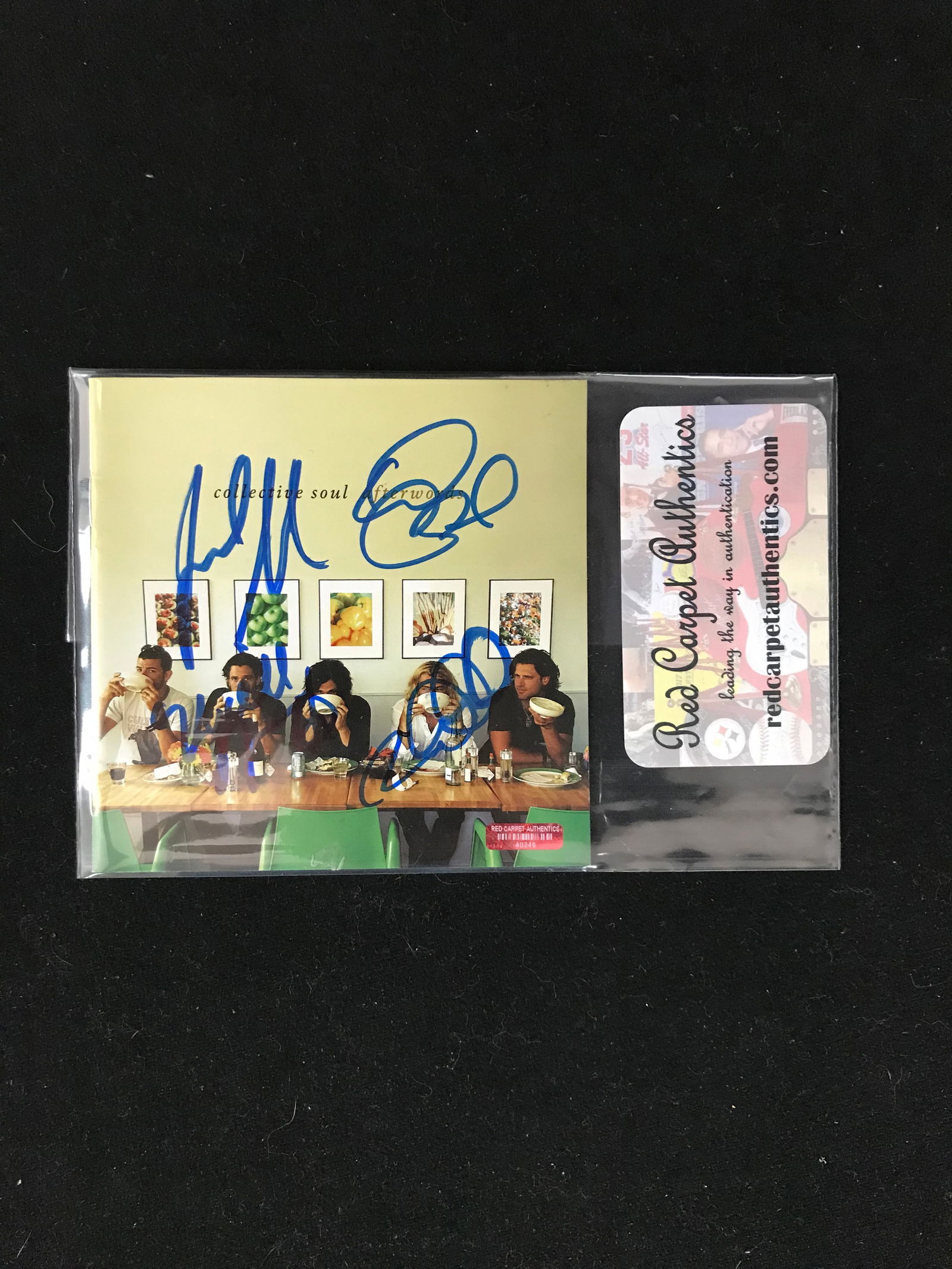 COLLECTIVE SOUL BAND SIGNED SIGNED CD COVER (RED CARPET COA) (1 of 1)