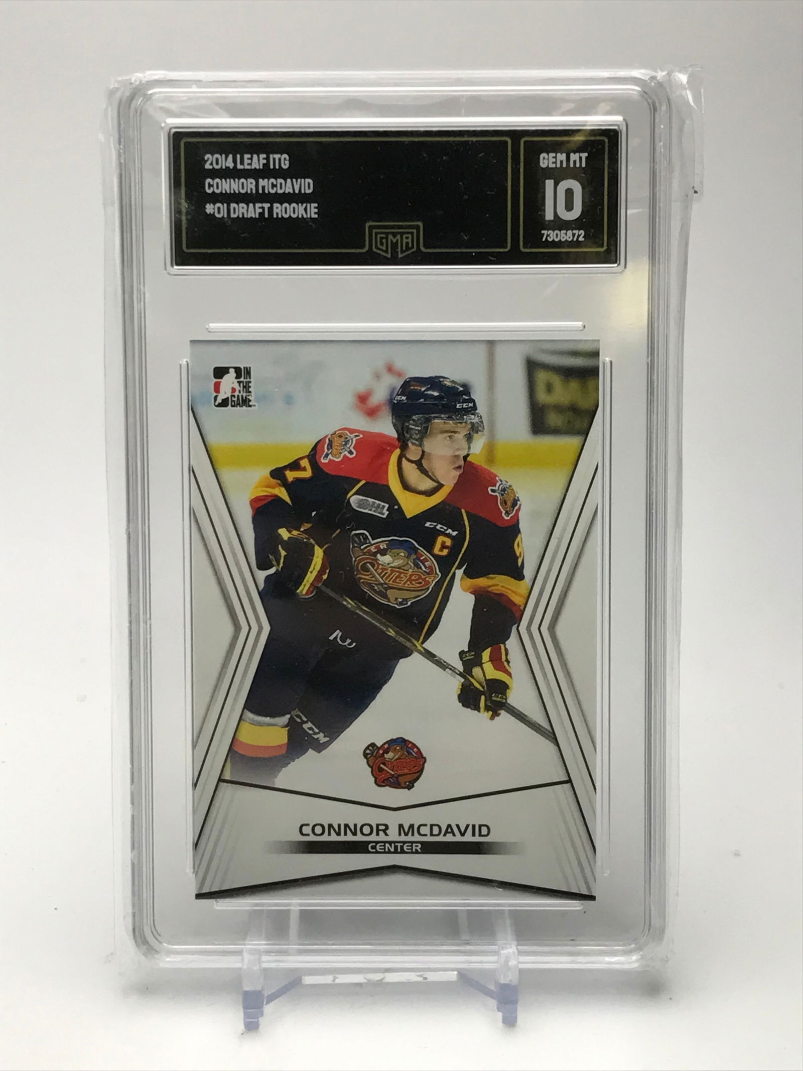 2014 LEAF ITG CONNOR MCDAVID NO.1 DRAFT ROOKE GMA GRADED 103 (1 of 2)