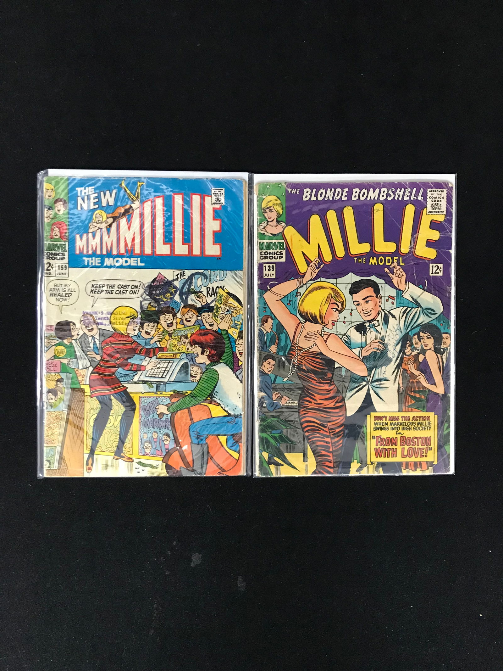 LOT OF 2 MILLIE COMICS (MARVEL COMICS) (1 of 1)