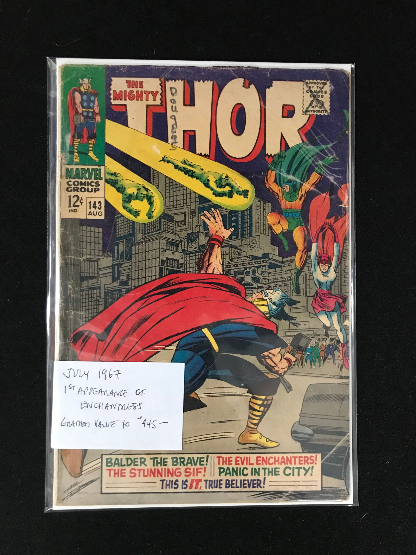 MARVEL COMICS NO. 143 THE MIGHTY THOR (1 of 1)