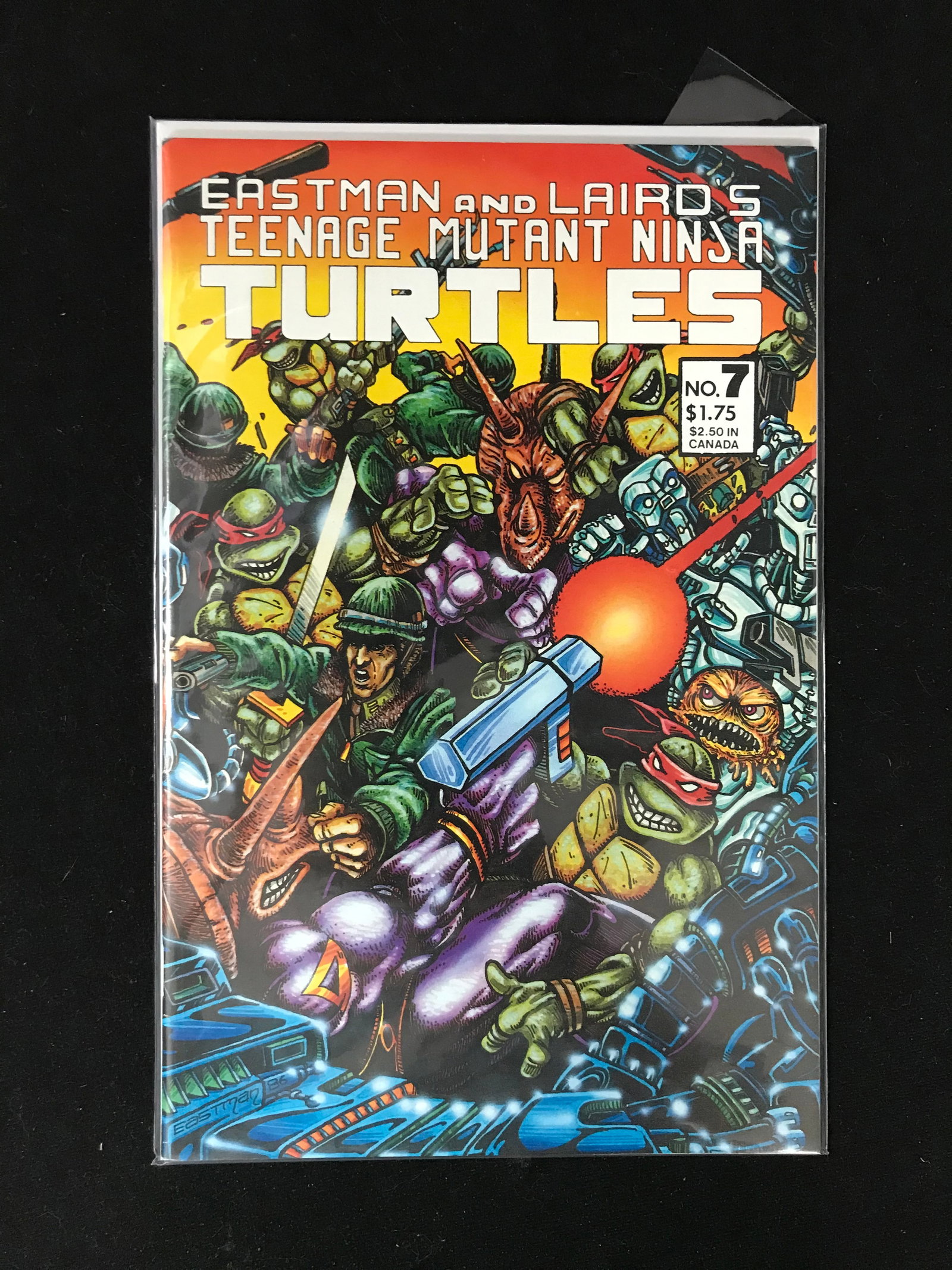 EASTMAN AND LAIRD'S TEENAGE MUTANT NINJA TURTLES NO.7: Prices are in Canadian dollars