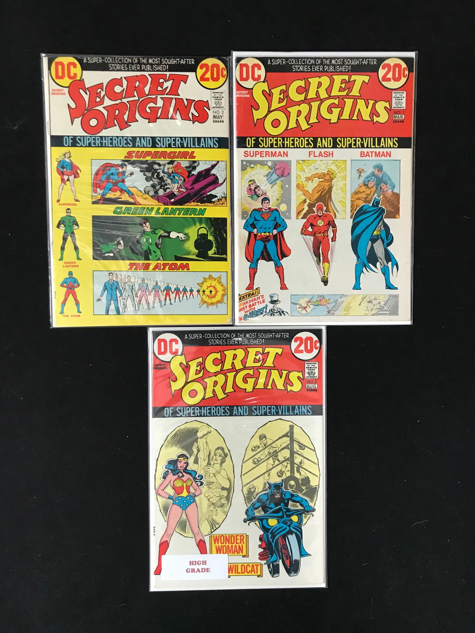 LOT OF 3 SECRET ORIGINS COMICS (DC COMICS) (1 of 1)