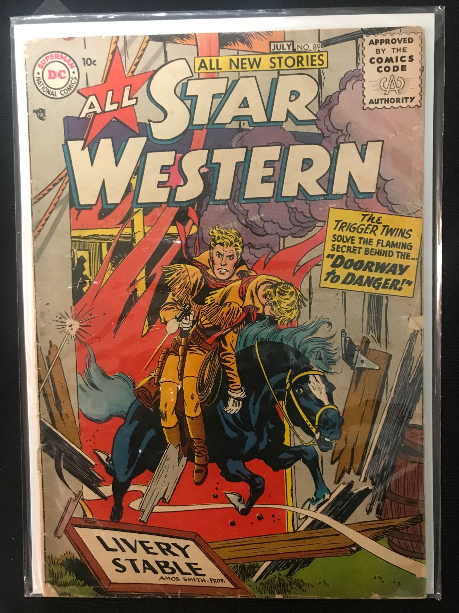 DC COMICS NO.89 ALL STAR WESTERN (1 of 1)