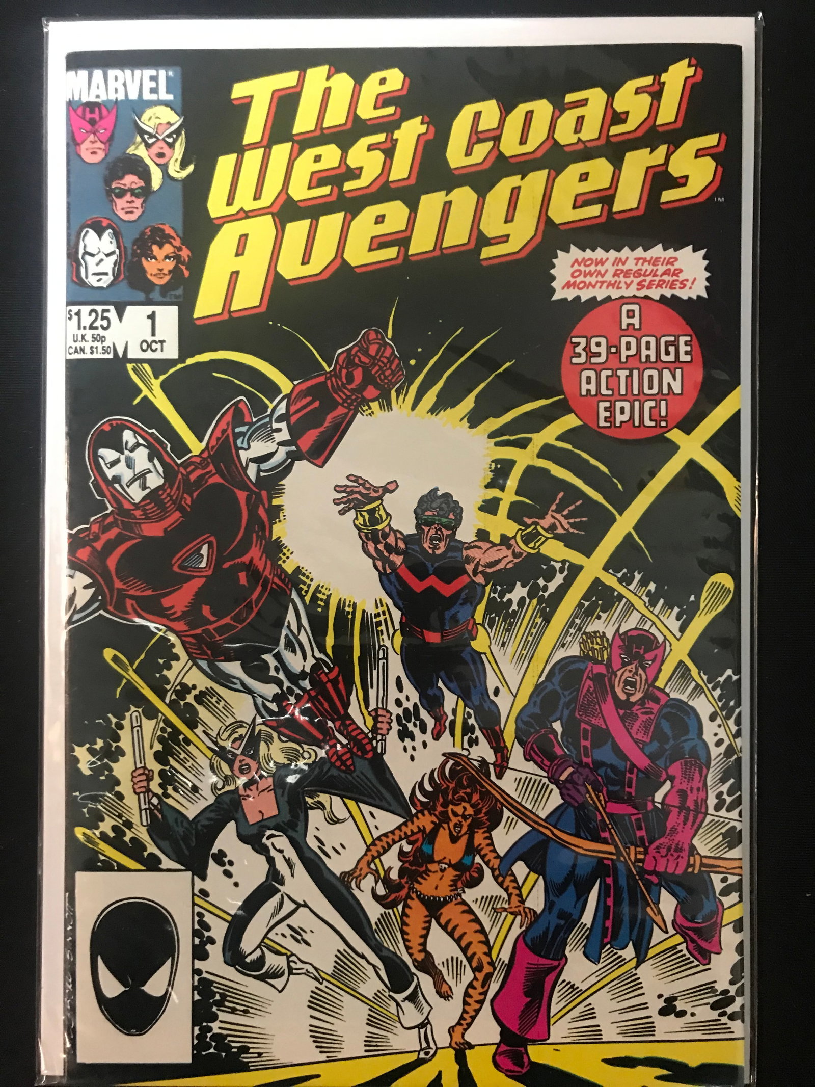 MARVEL COMICS NO.1 THE WEST COAST AVENGERS (1 of 1)