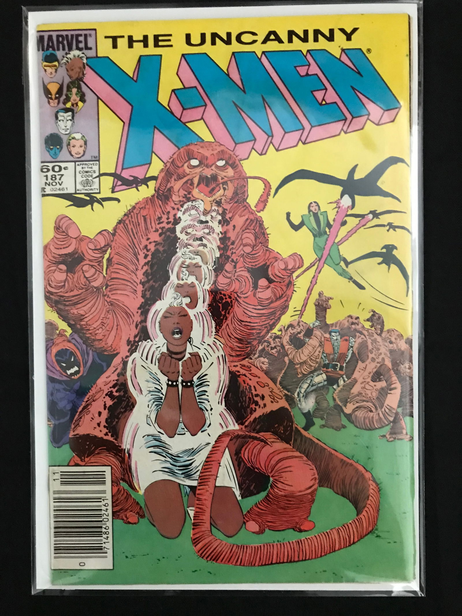 MARVEL COMICS NO.187 THE UNCANNY X-MEN: Prices are in Canadian dollars