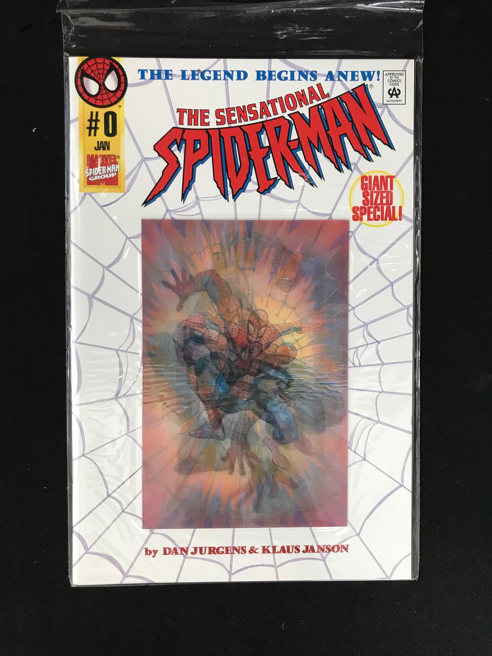 MARVEL COMICS THE SENSATIONAL SPIDER-MAN NO.0 IN SEALED POLY BAG (1 of 1)
