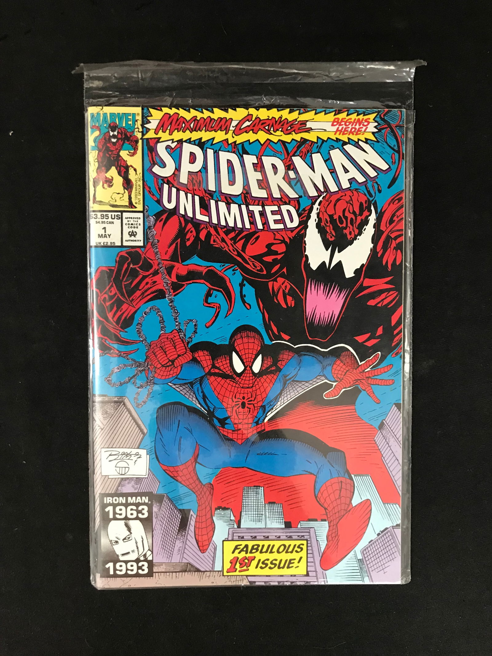 MARVEL COMICS SPIDER MAN UNLIMITED NO.1 IN SEALED POLYBAG (1 of 1)