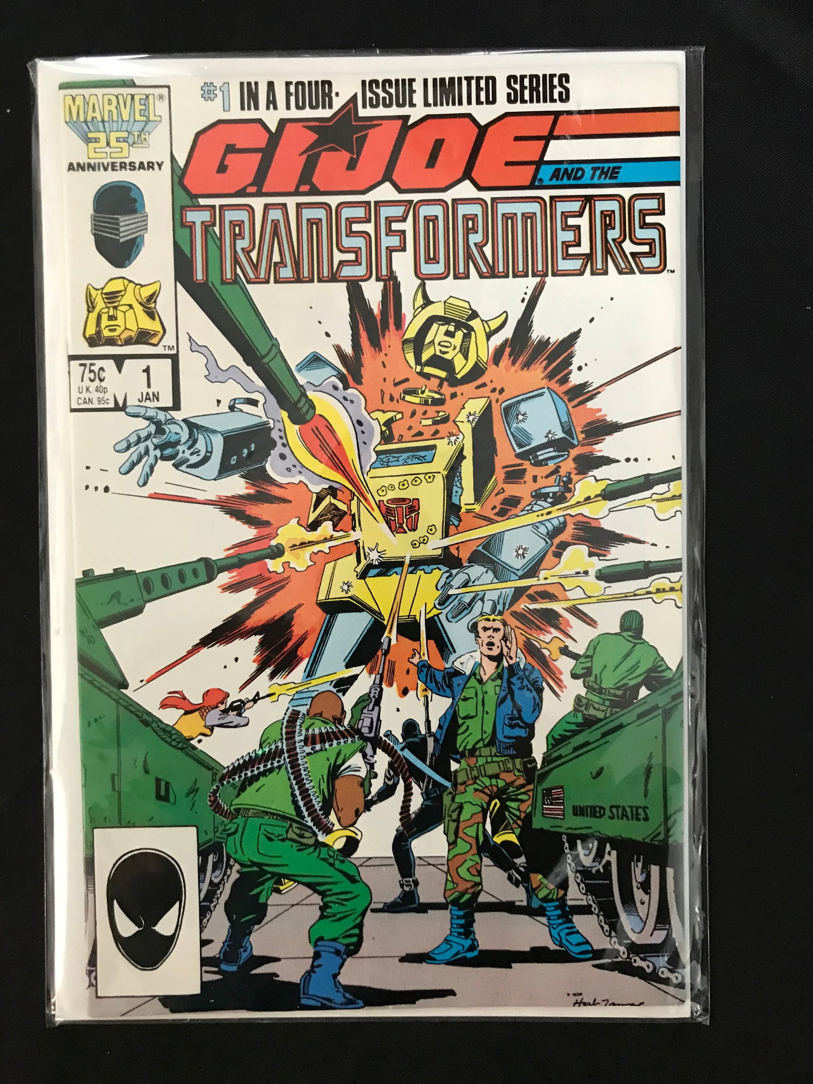 MARVEL COMICS NO.1 G.I. JOE AND THE TRANSFORMERS (1 of 1)
