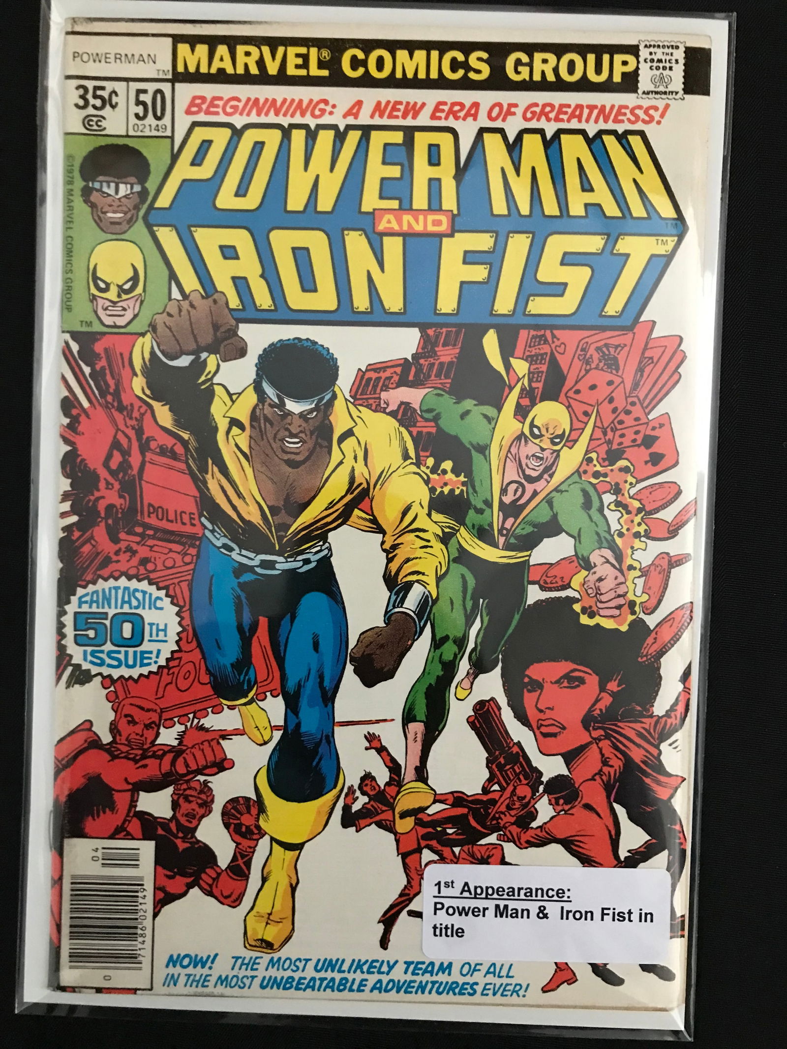 MARVEL COMICS NO.50 POWER MAN AND IRON FIST (1 of 1)