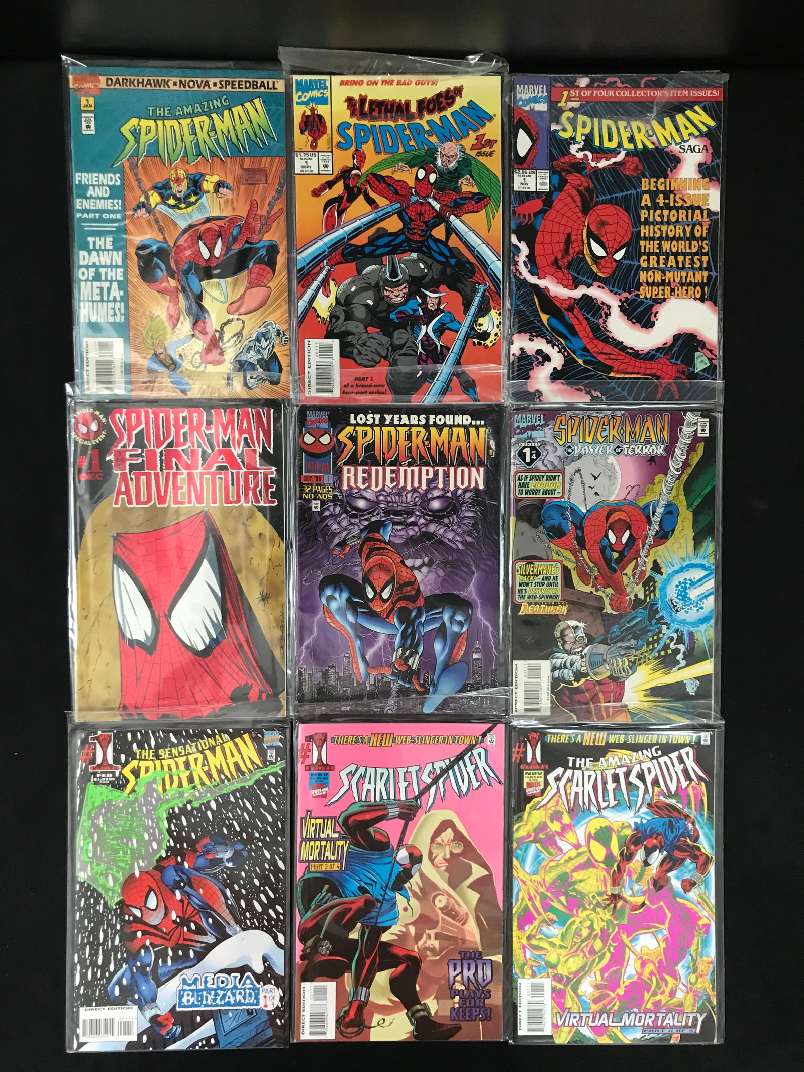 MARVEL COMICS SPIDER-MAN COMIC BOOK LOT (1 of 1)