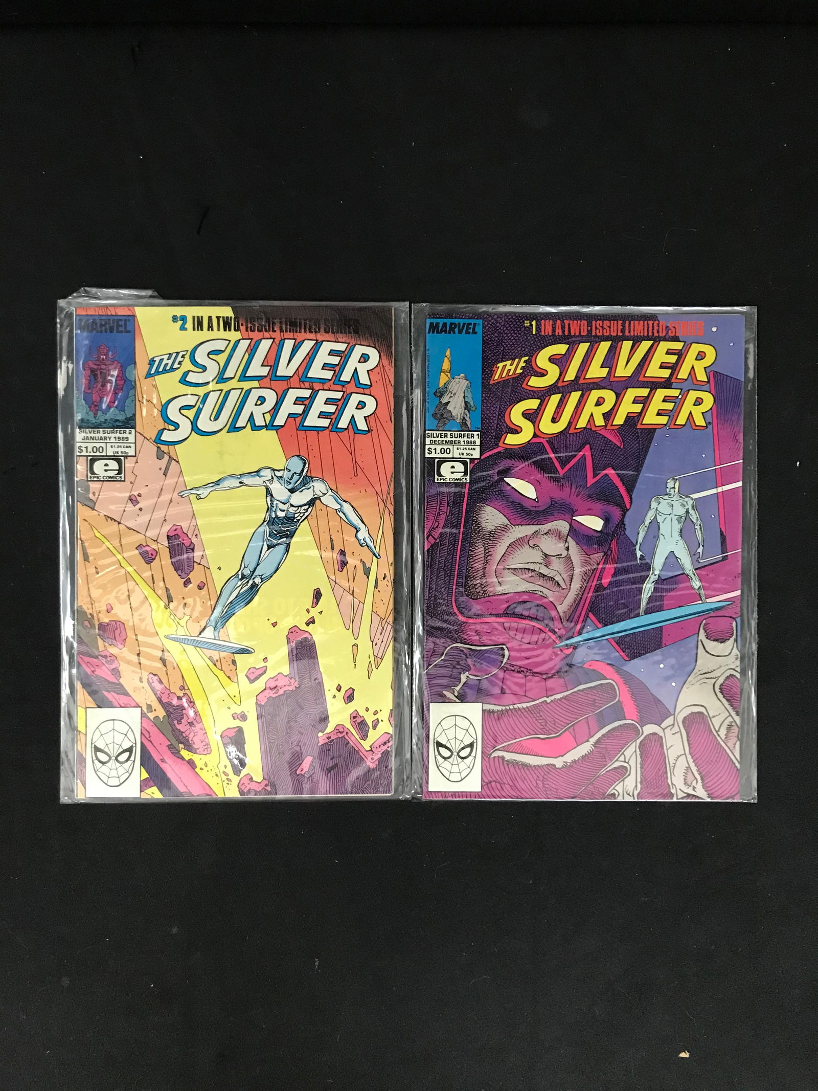 MARVEL COMICS THE SILVER SURFER NO.1 AND NO.2 (1 of 1)