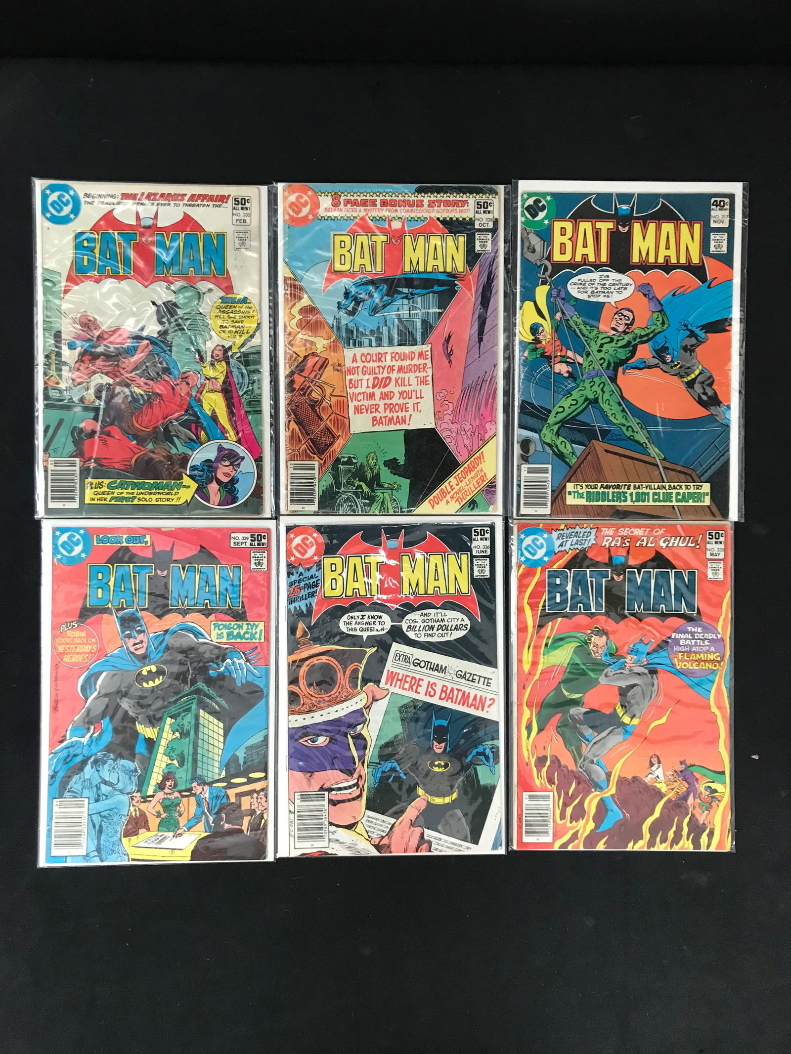 DC COMICS BATMAN DETECTIVE COMICS LOT (1 of 1)