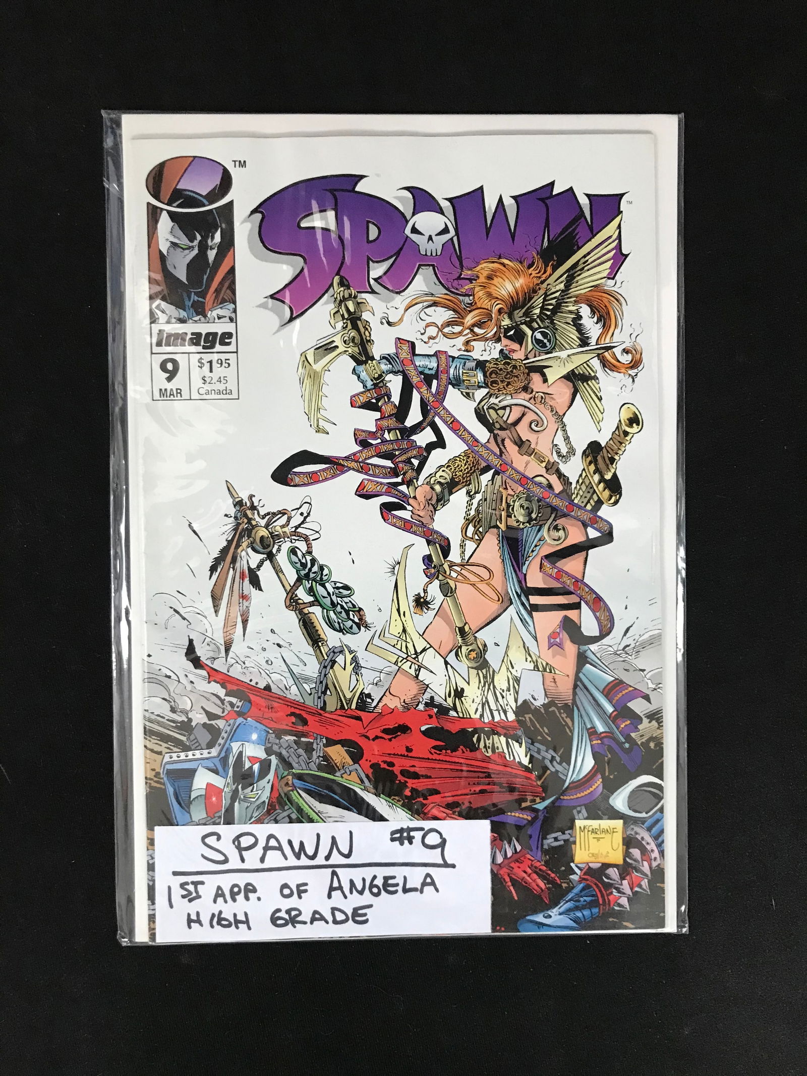 IMAGE COMICS SPAWN NO.9 (1ST APPEARANCE ANGELA) (1 of 1)