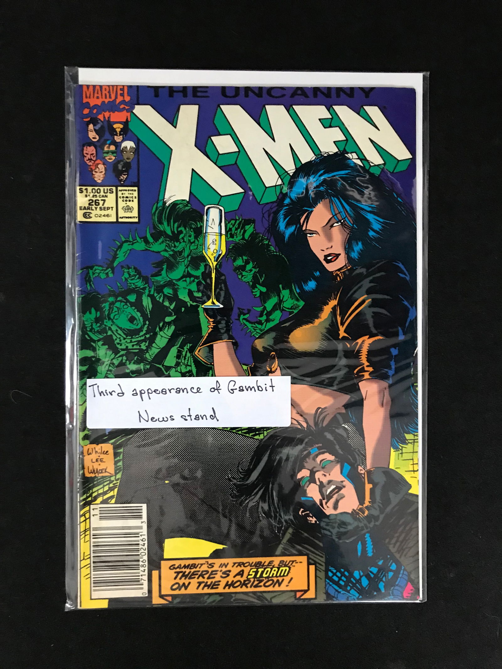 MARVEL COMICS NO.267 THE UNCANNY X-MEN: Prices are in Canadian dollars