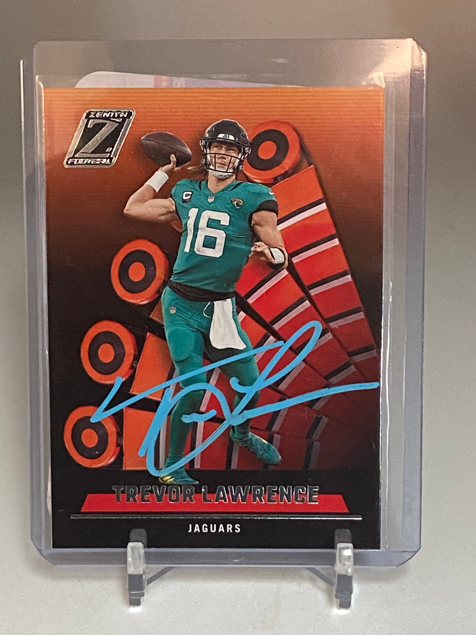 TREVOR LAWRENCE SIGNED TRADING CARD RED CARPET COA (1 of 2)