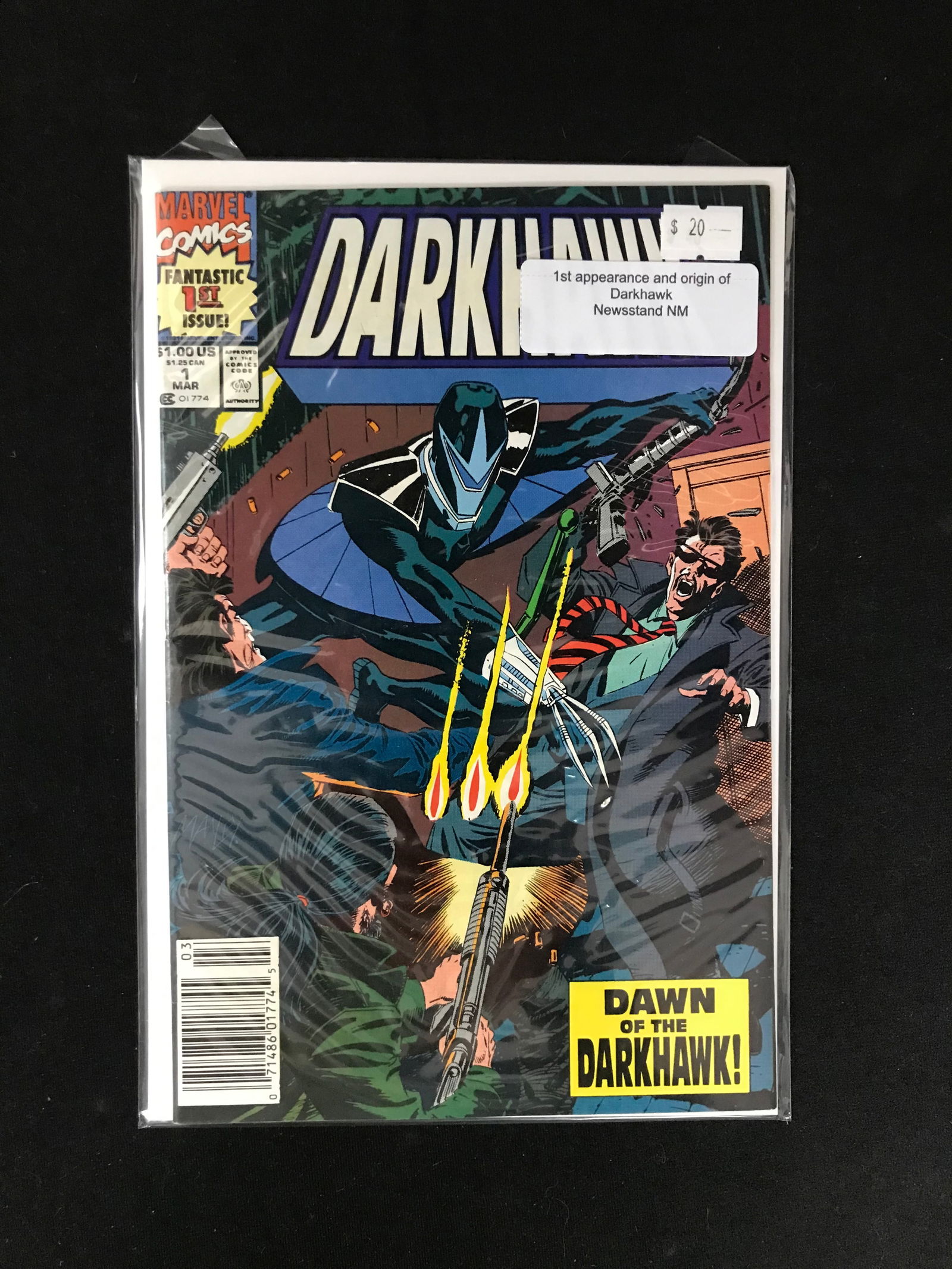 MARVEL COMICS NO.1 DARKHAWK (1 of 1)
