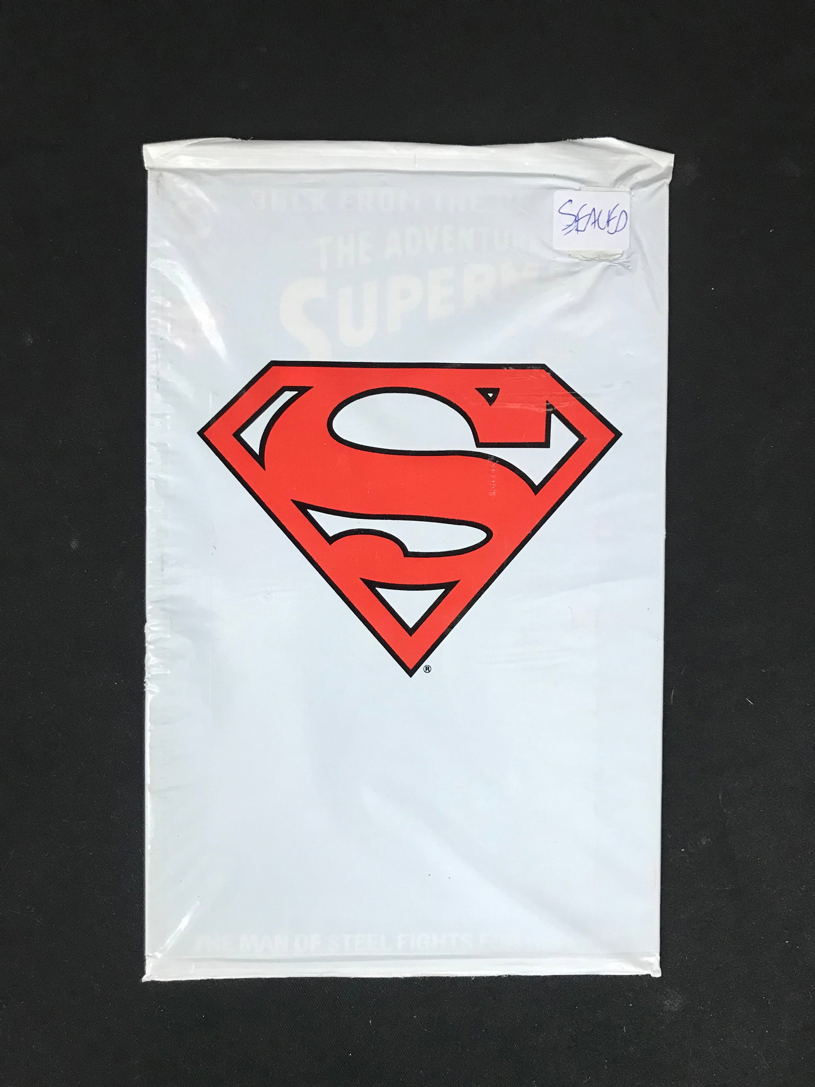 DC COMICS NO.500 DEATH OF SUPERMAN WHITE BAG: Prices are in Canadian dollars