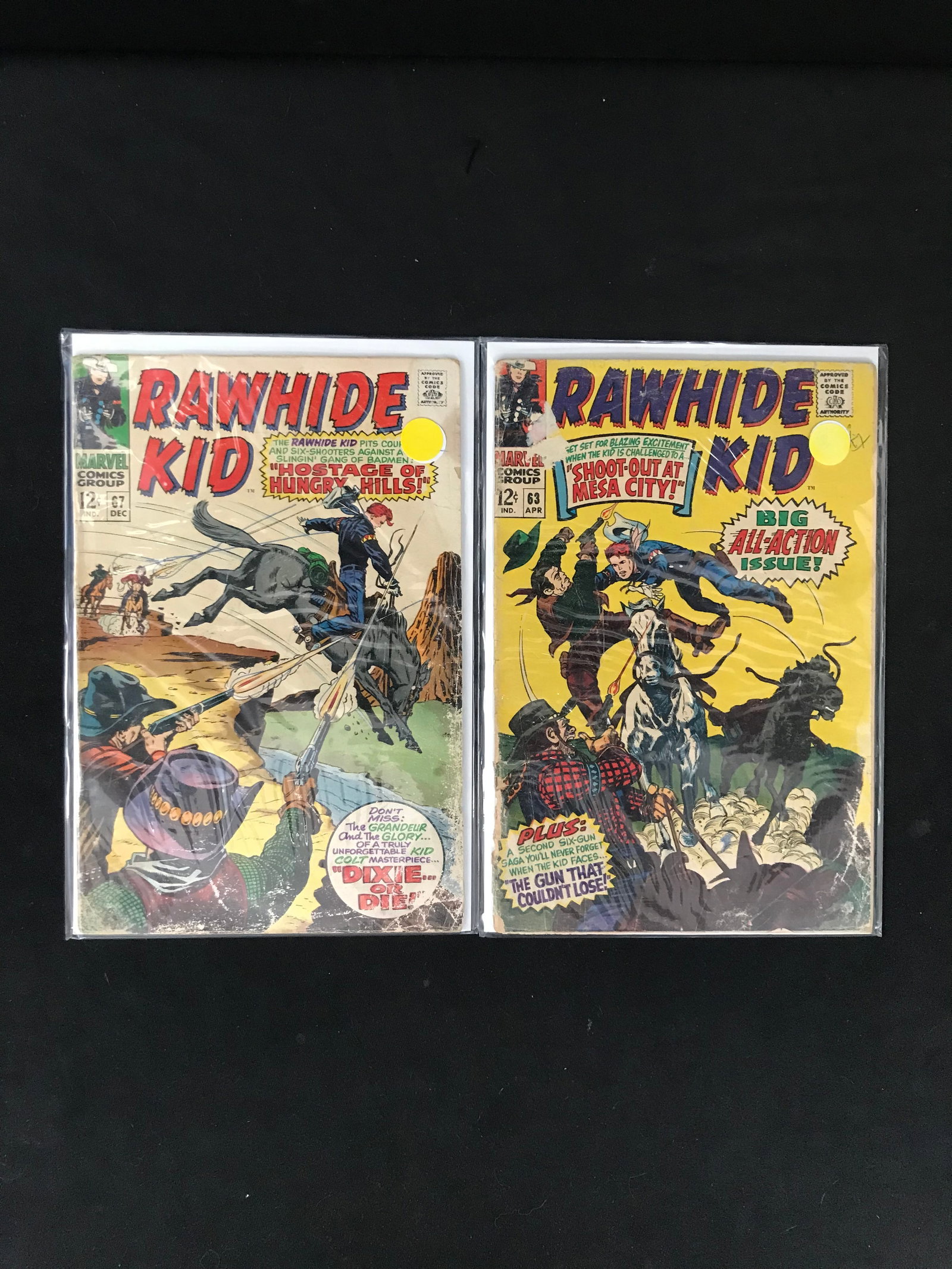 LOT OF 2 THE RAWHIDE KID COMICS (MARVEL COMICS) (1 of 1)
