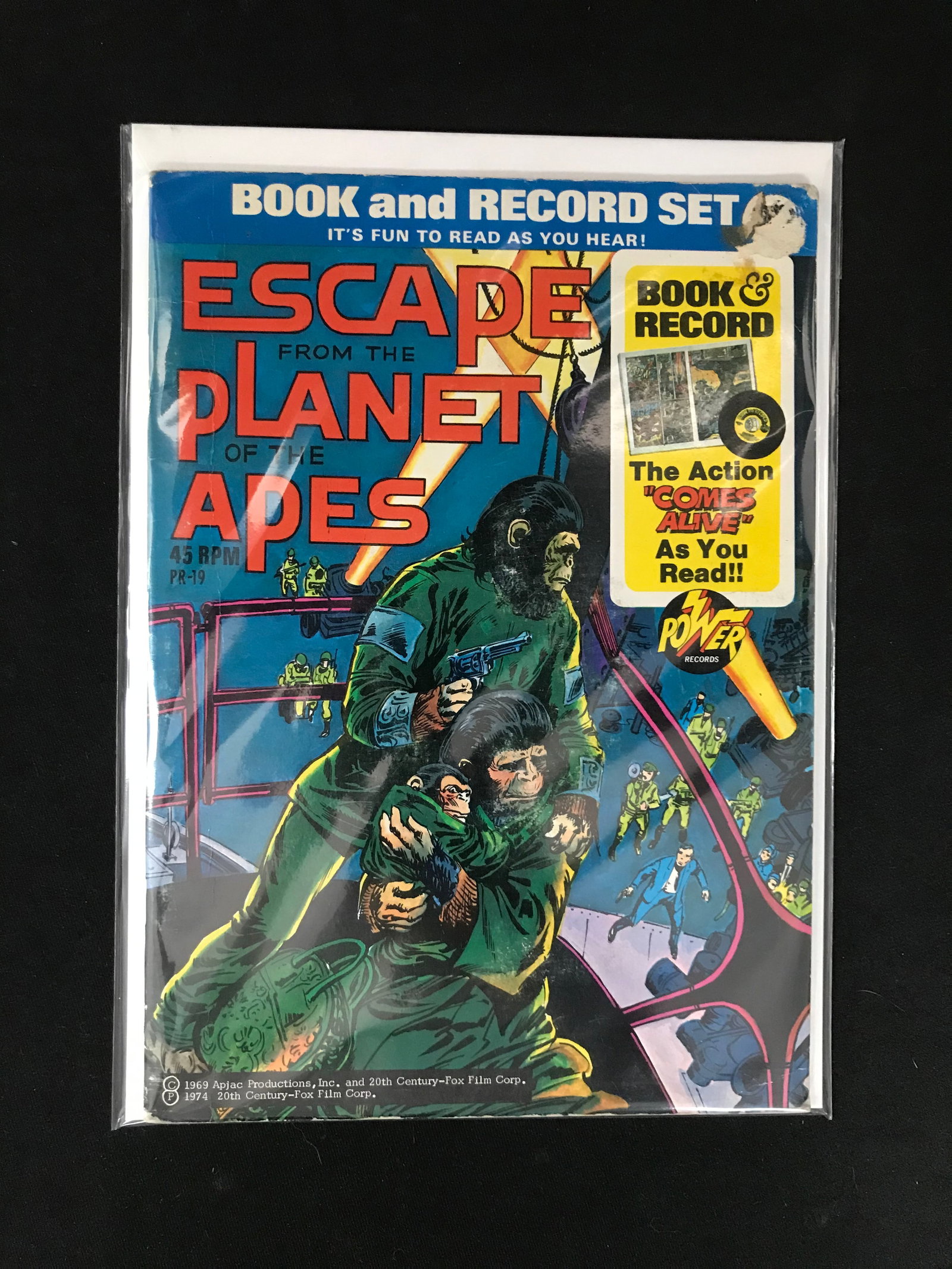 ESCAPE FROM THE PLANET OF THE APES BOOK AND RECORD SET (1 of 1)