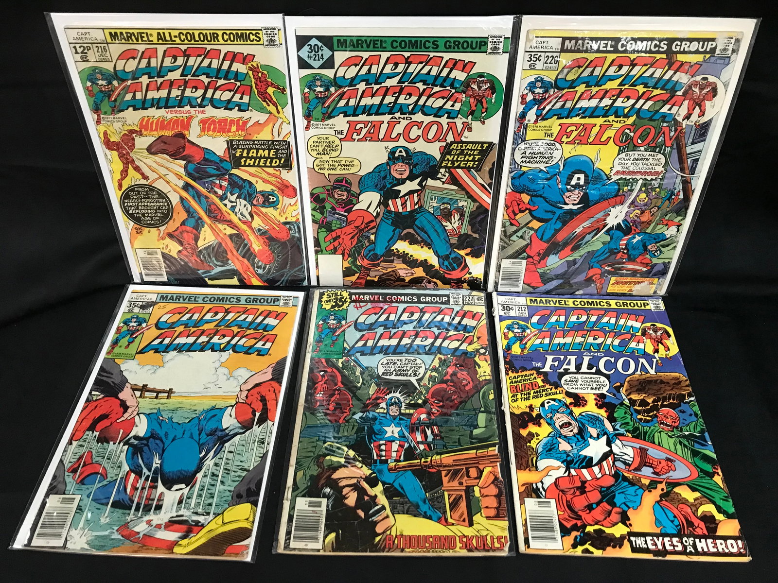 LOT OF 6 CAPTAIN AMERICA COMICS (MARVEL COMICS) (1 of 1)