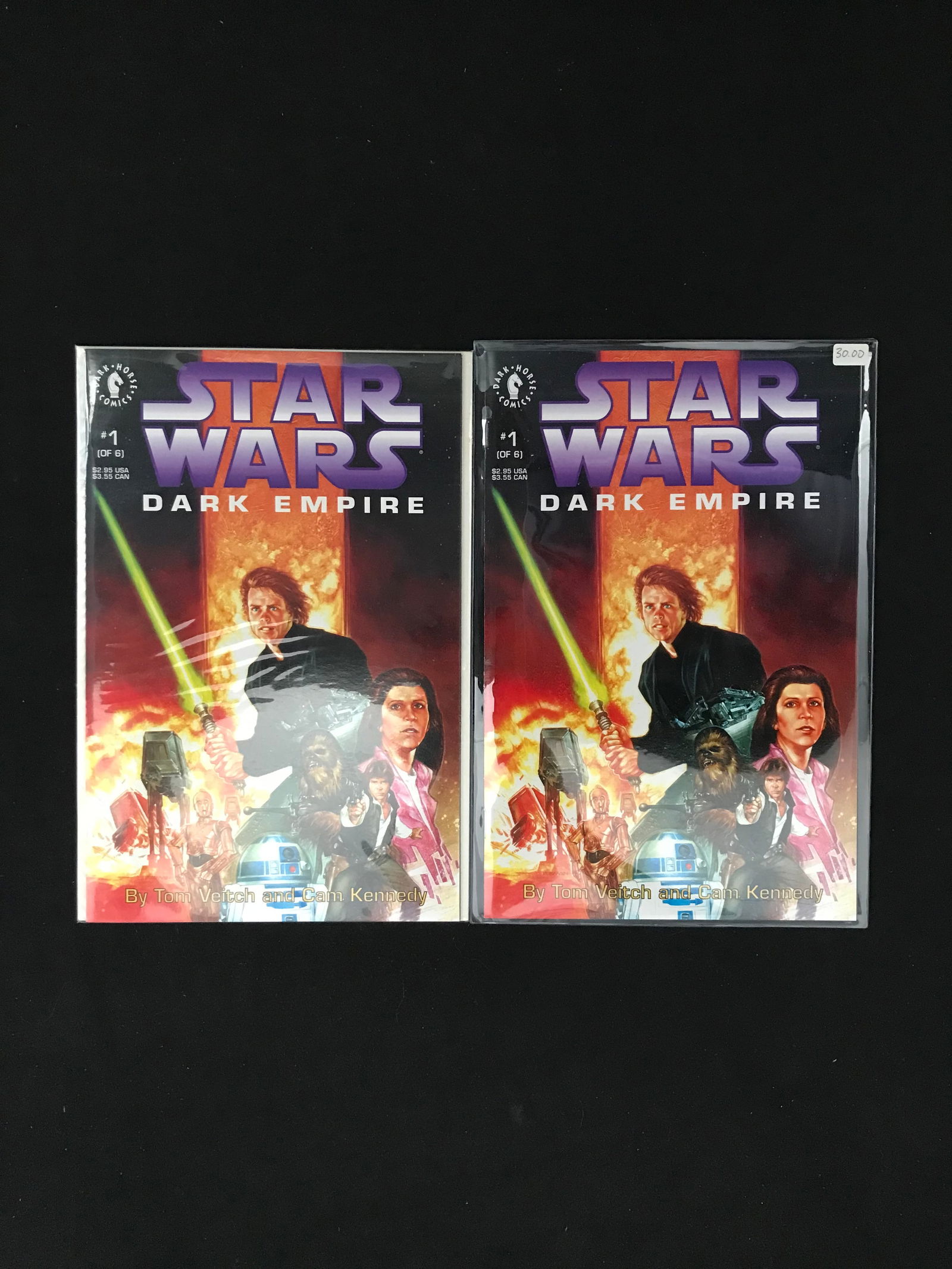 LOT OF 2 STAR WARS COMICS (DARK HORSE COMICS) (1 of 1)