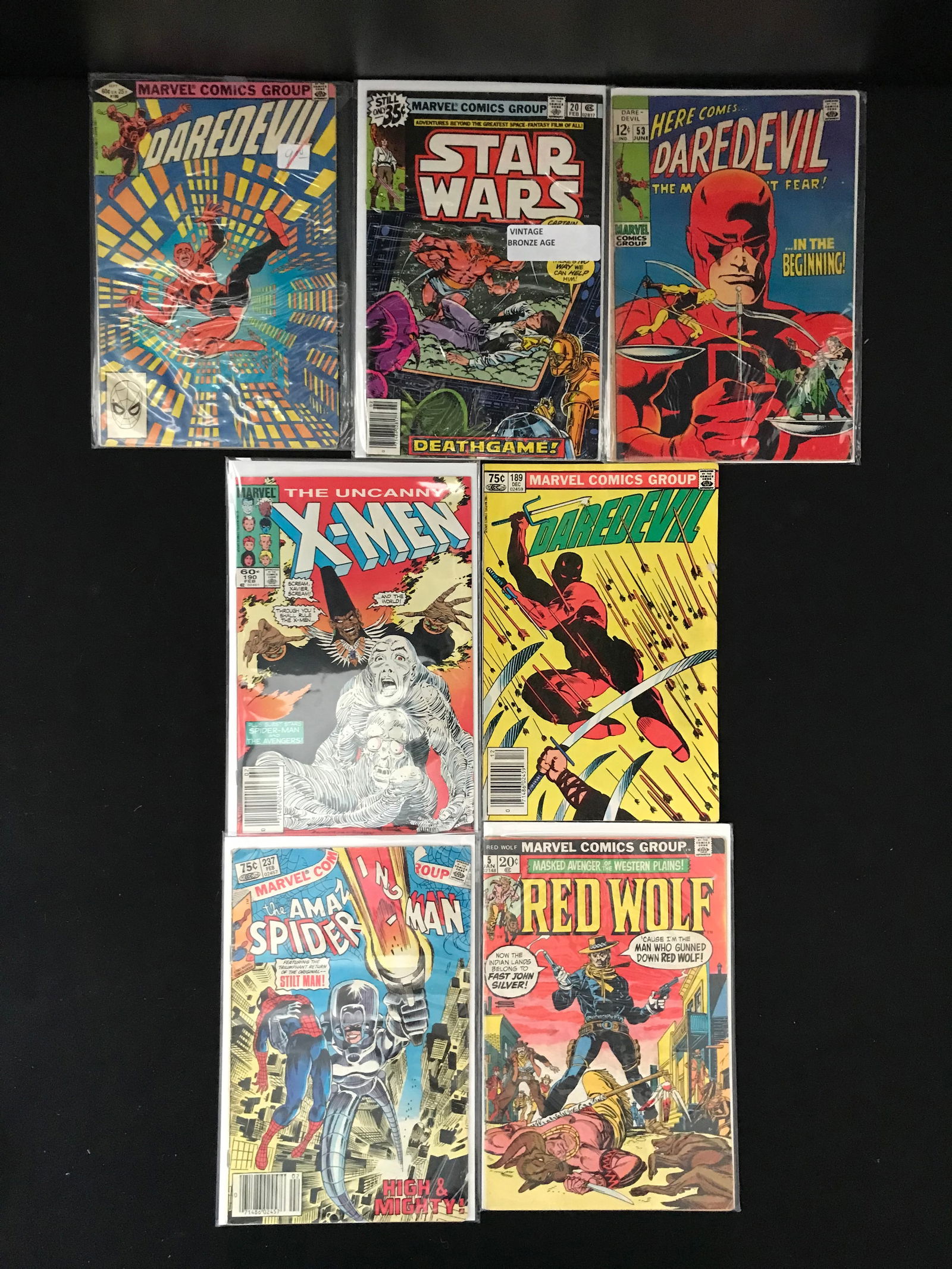 LOT OF 7 COMICS VARIOUS TITLES (MARVEL COMICS) (1 of 1)